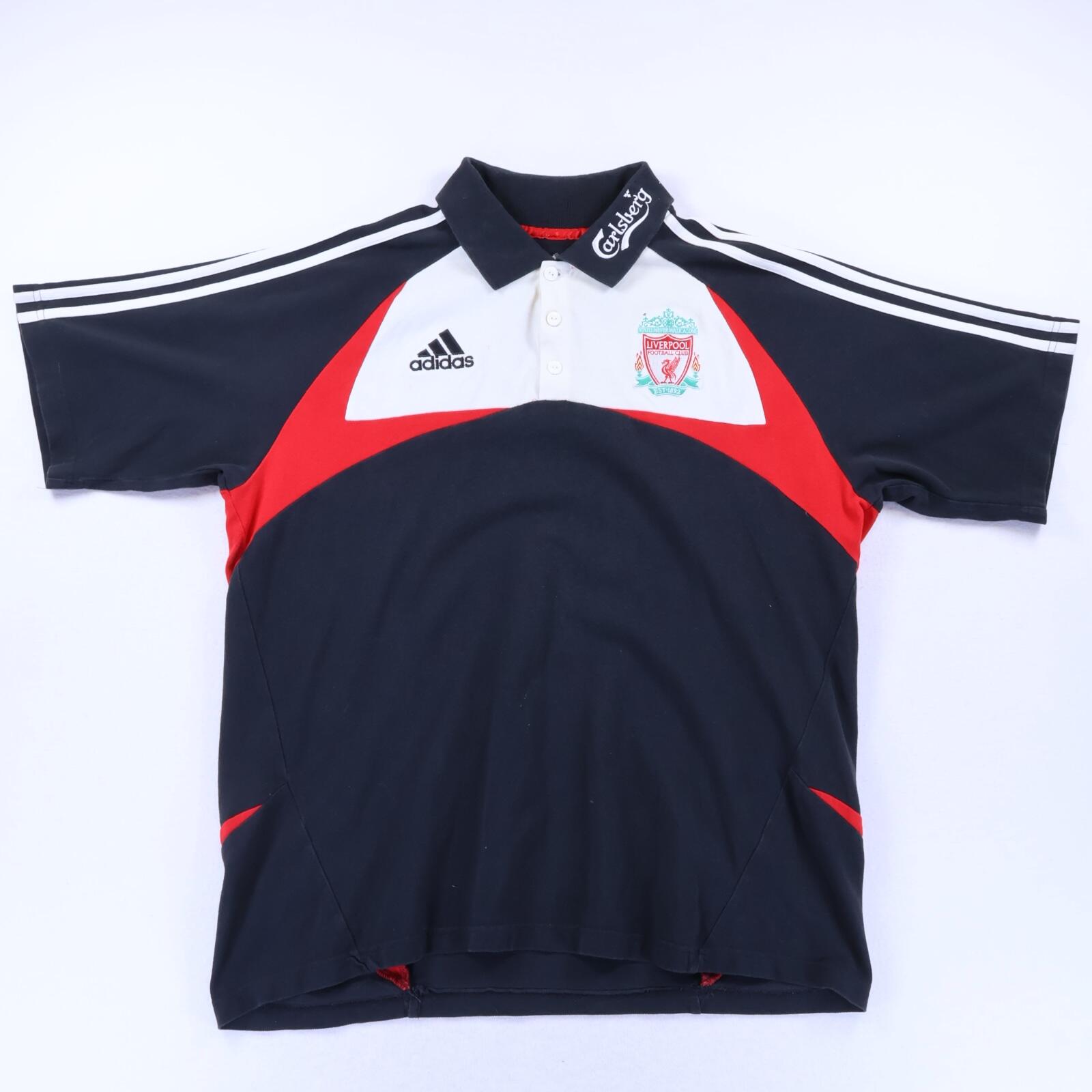 Liverpool F.C 2007/08 Polo Shirt - L- FRONT