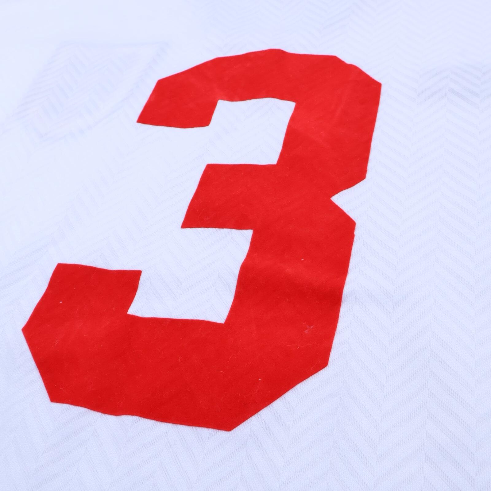 England Pearce #3 1993/95 Home Shirt - Match Issue - XL