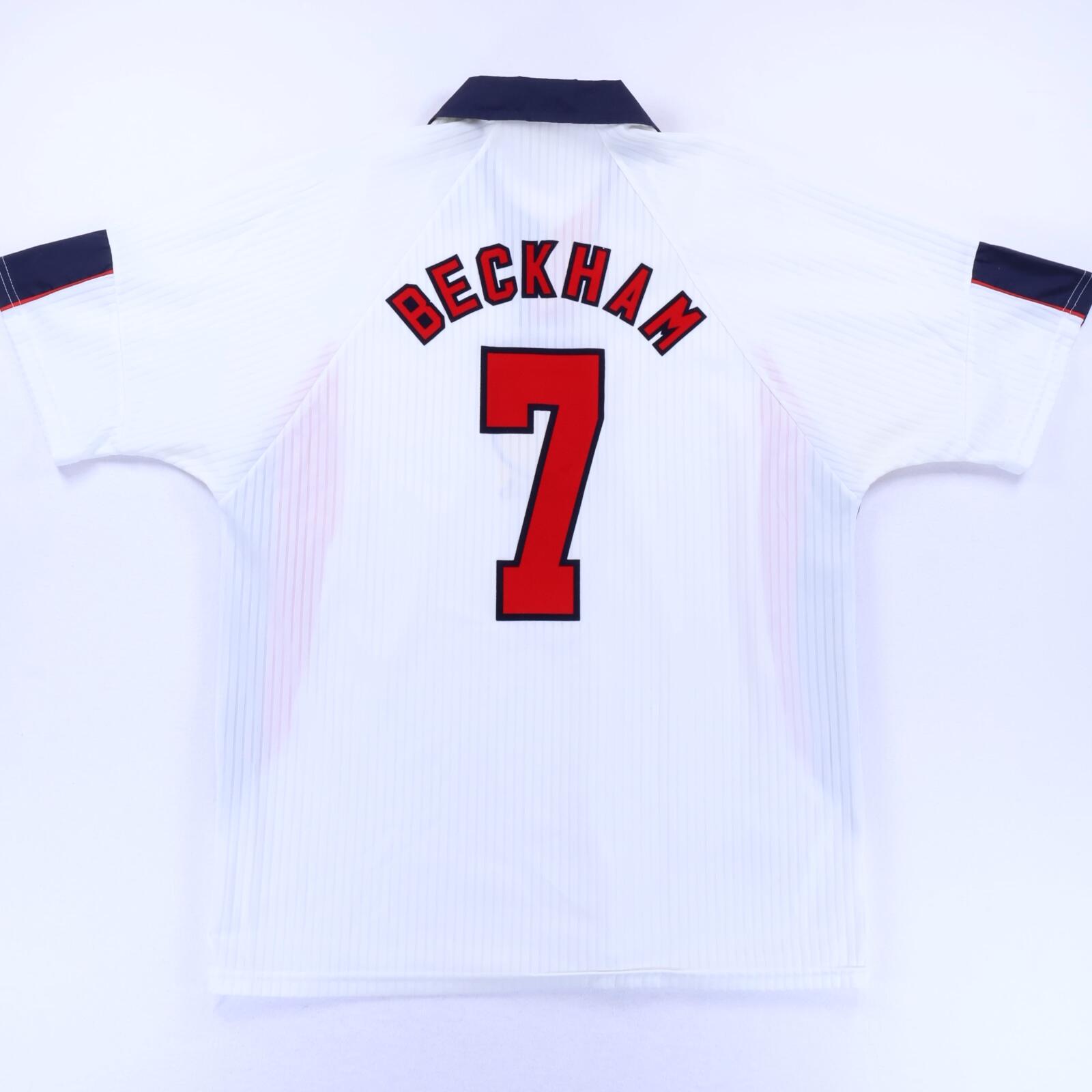 England Beckham #7 1997/99 Home Shirt - XL- FRONT