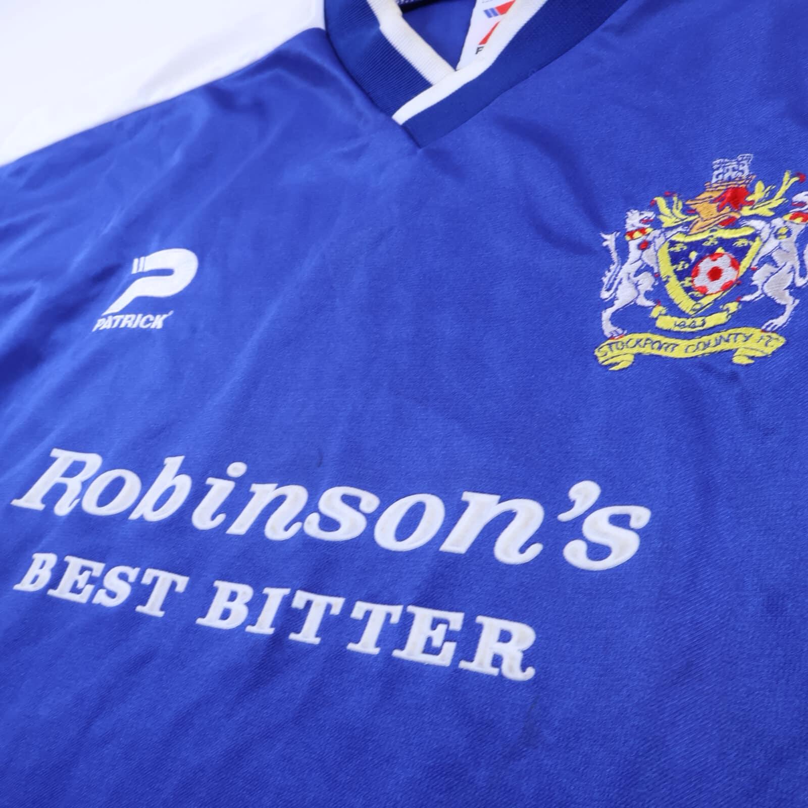 Stockport County 1994/95 Home Shirt - 2XL- BACK