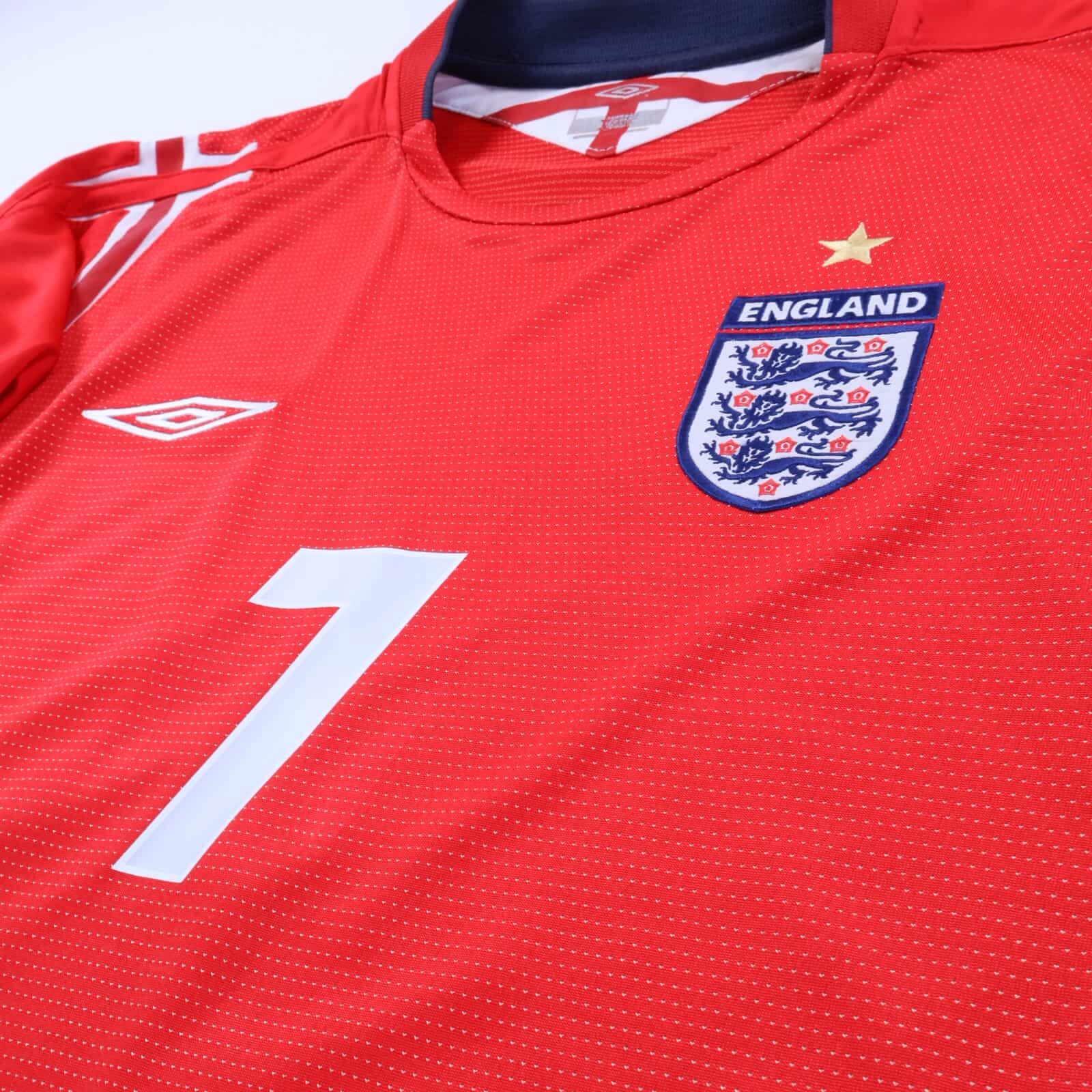 England Beckham #7 2004/06 Away Shirt - M