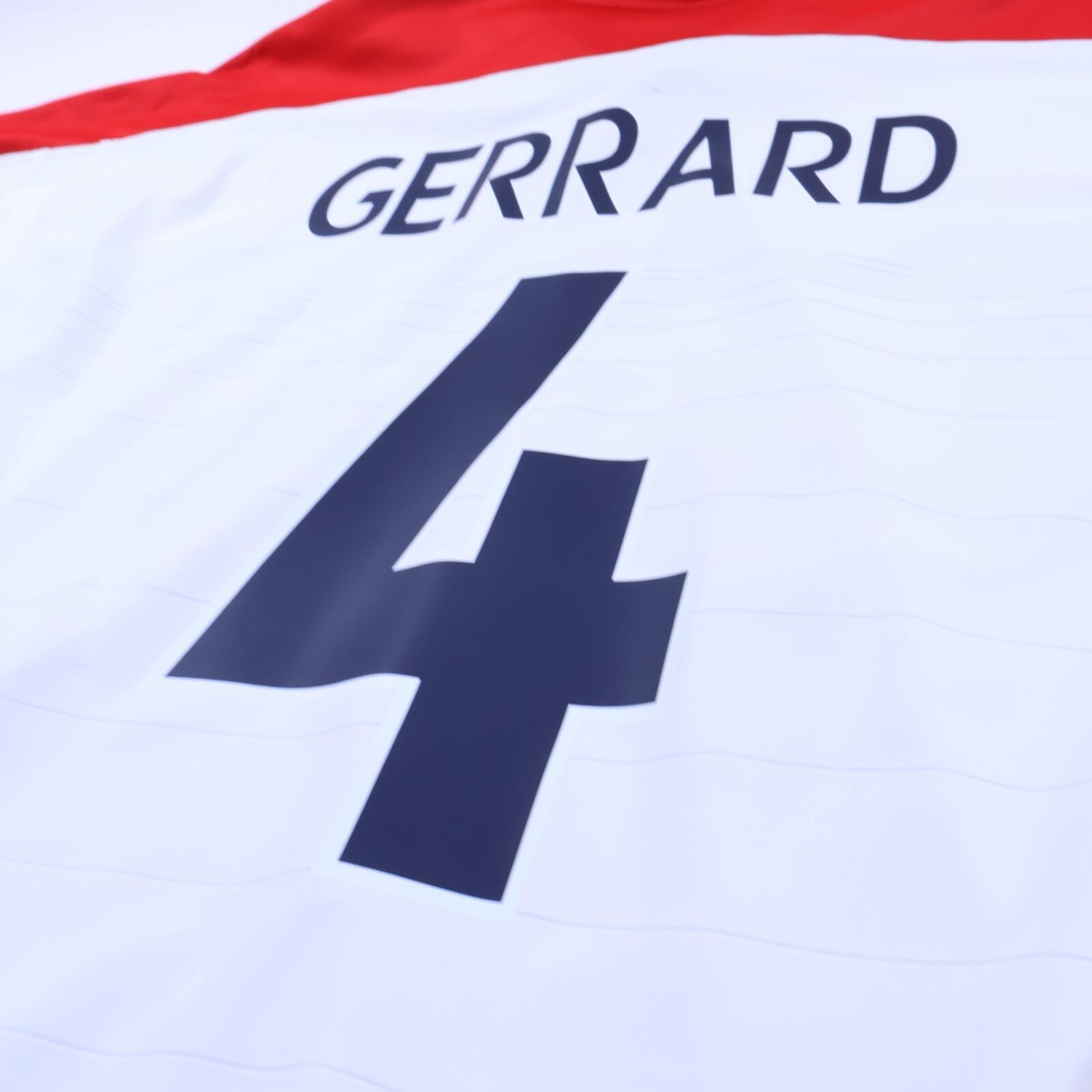 England Gerrard #4 2003/05 Home Shirt - Reversible - 2XL- TAGS