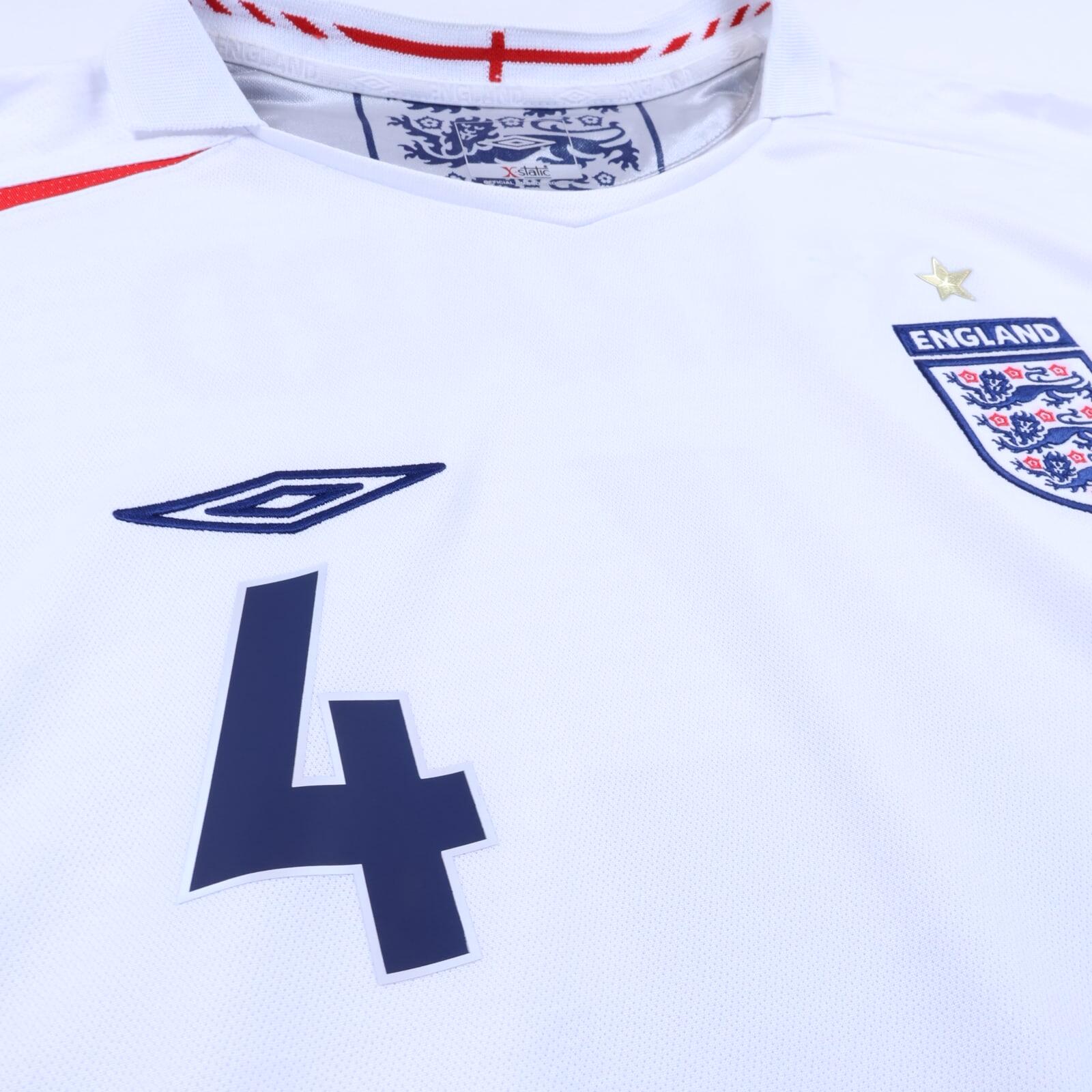 England Gerrard #4 2005/07 Home Shirt - 2XL