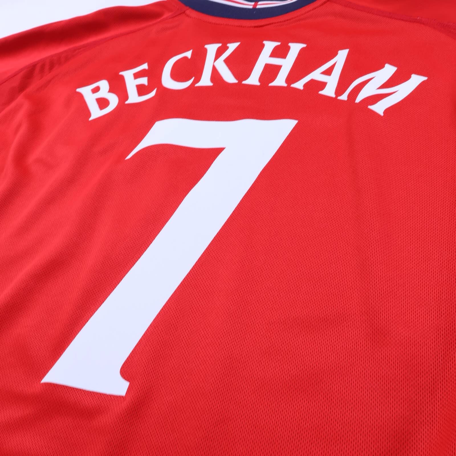 England Beckham #7 2006/08 Away Shirt - Reversible - XL