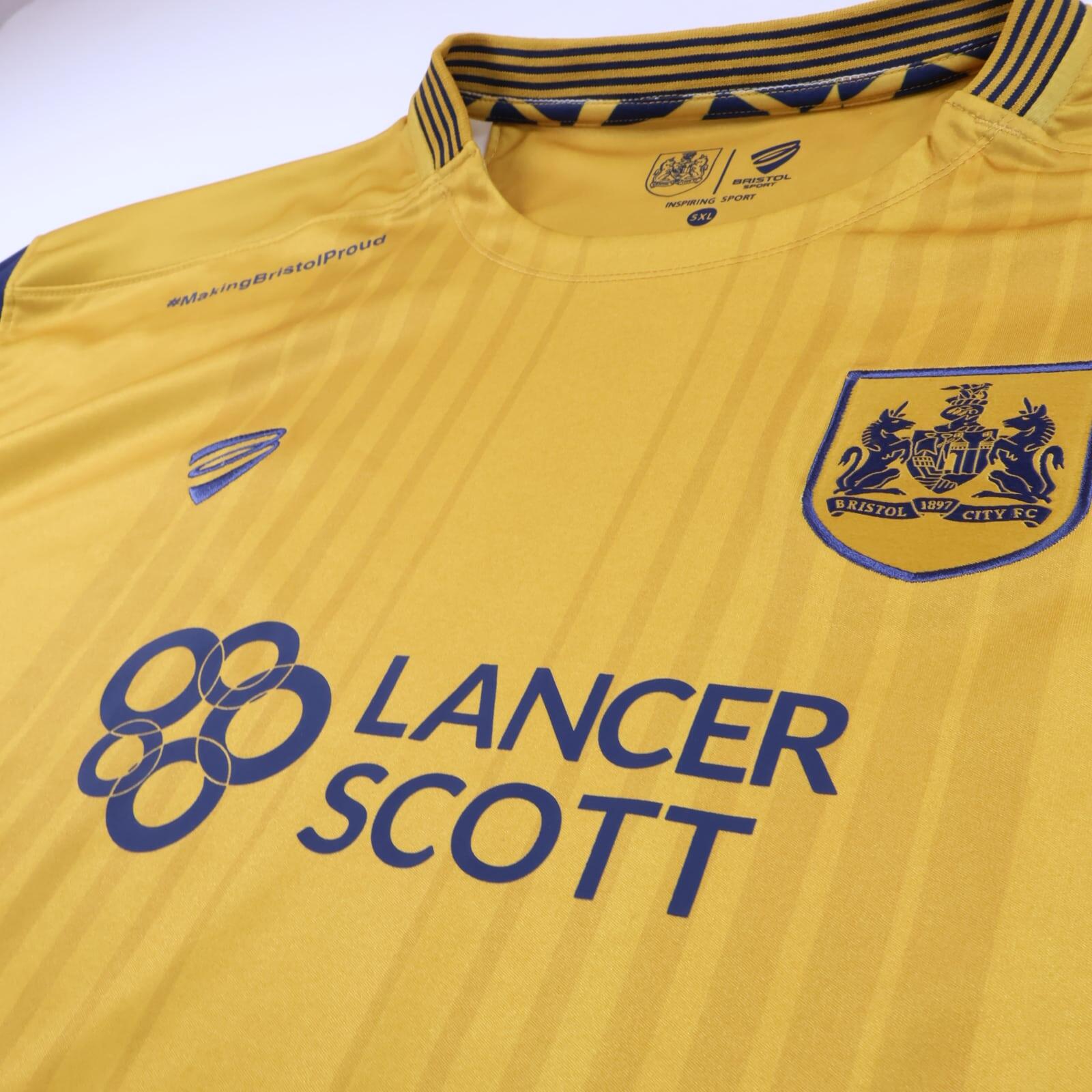 Bristol City F.C 2016/17 Away Shirt - 5XL- BACK