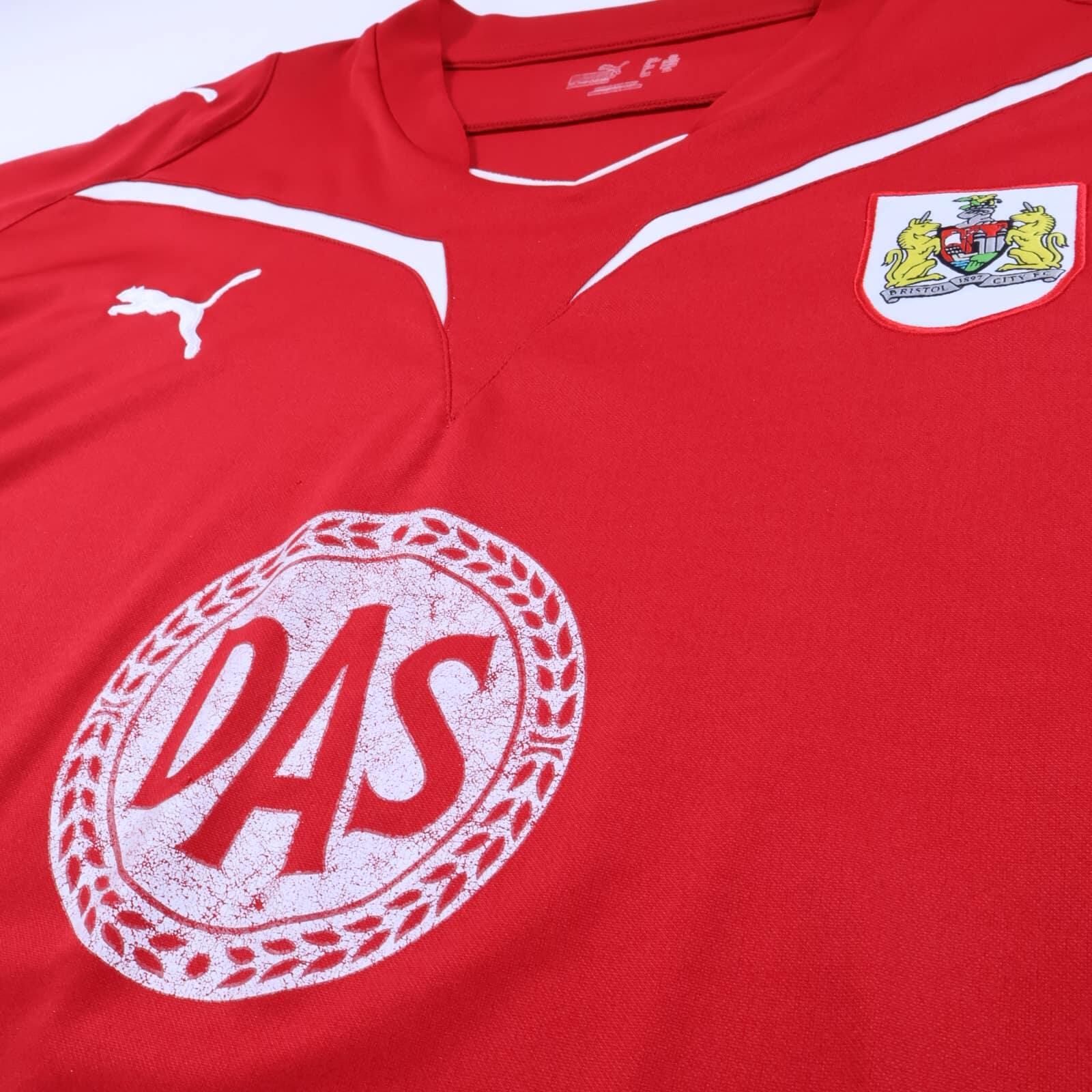 Bristol City F.C 2008/10 Home Shirt - XL- BACK