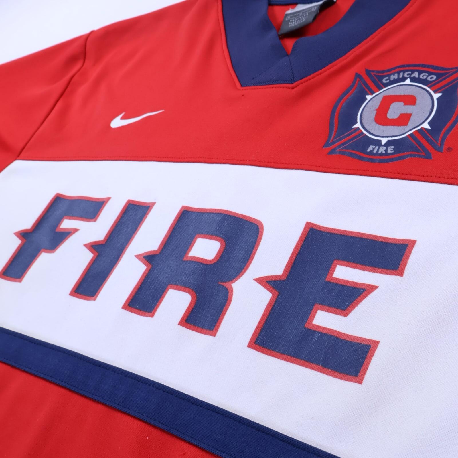 Chicago Fire 2000/02 Home Shirt - M- BACK