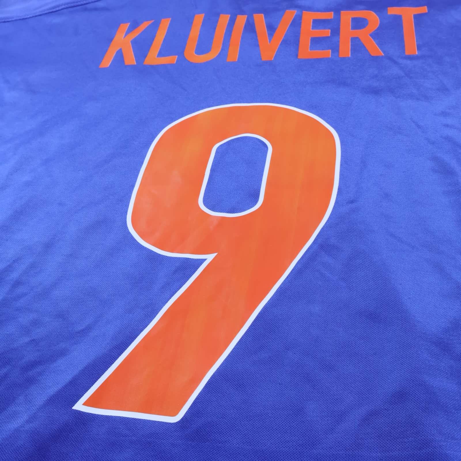 Netherlands Kluivert #9 1998/00 Away Shirt - L- TAGS