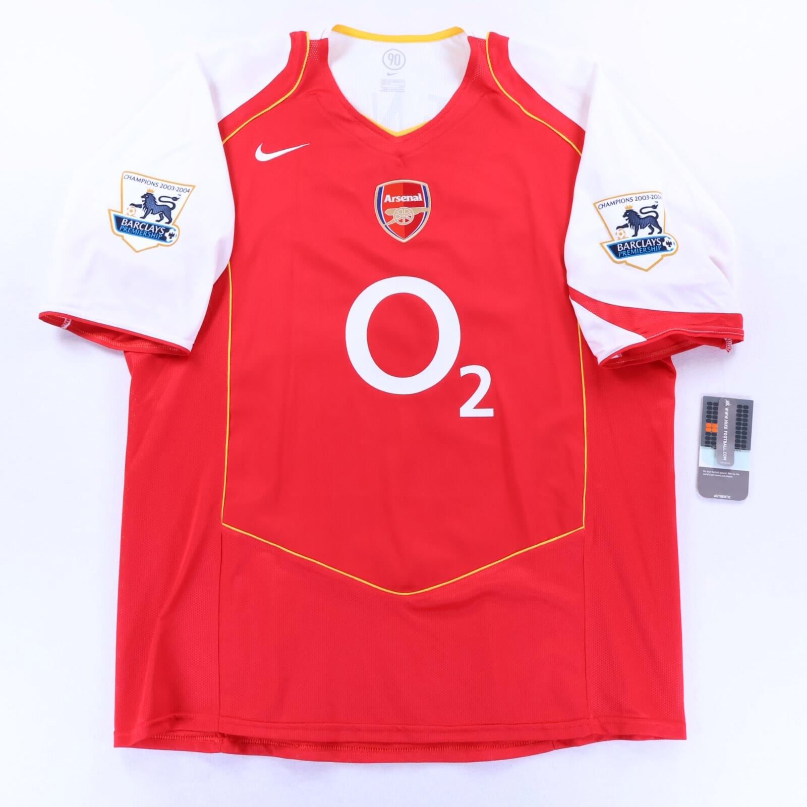 Arsenal Henry #14 2004/05 Home Shirt - XXL- BACK