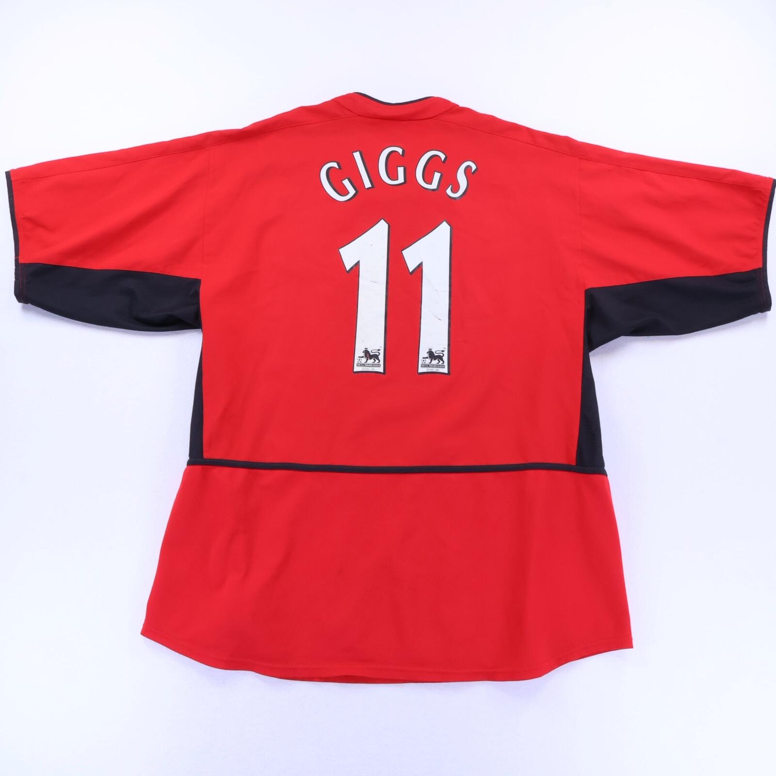 Manchester United Giggs #11 2002/04 Home Shirt - 2XL- FRONT