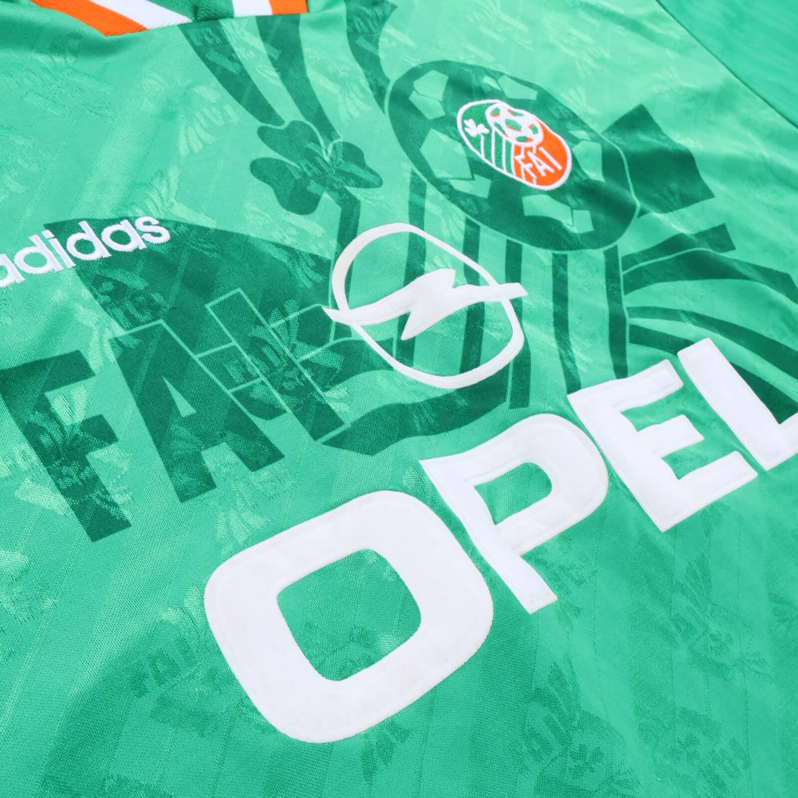 Republic Of Ireland 1994/95 Home Shirt - L- BACK