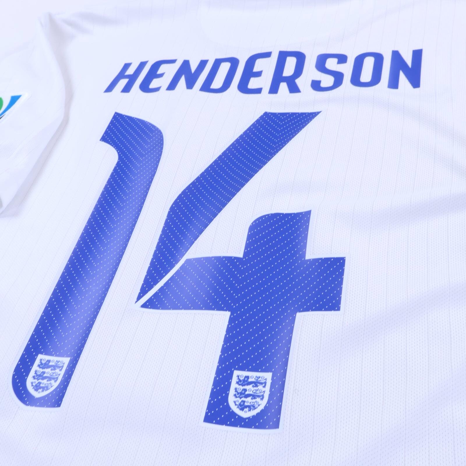 England Henderson #14 2014/15 Home Shirt - L- TAGS