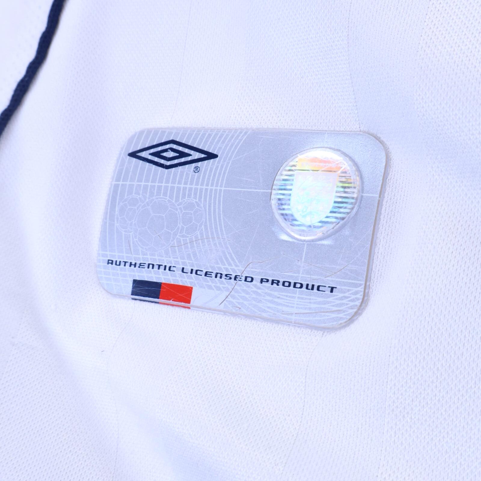 England Beckham #7 2001/03 Home Shirt - XL