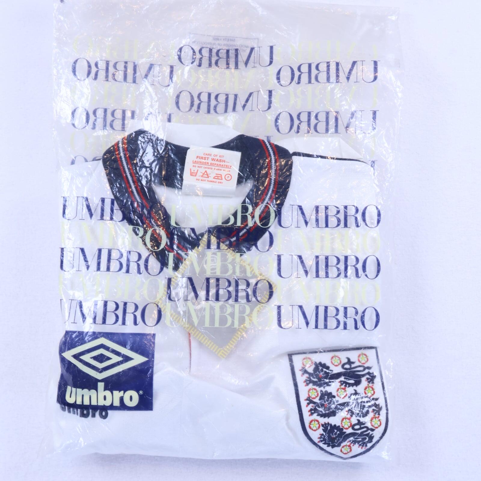 England 1993/95 Home Shirt - S- FRONT