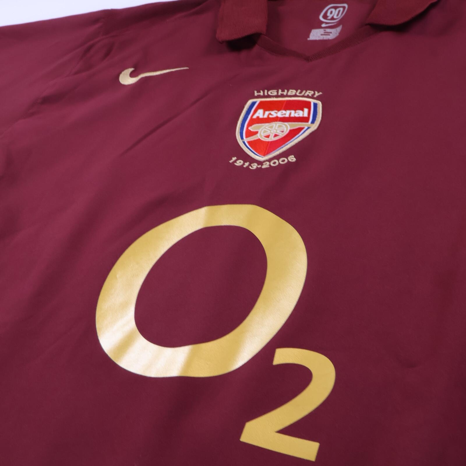 Arsenal Bergkamp #10 2005/06 Home Shirt - XL