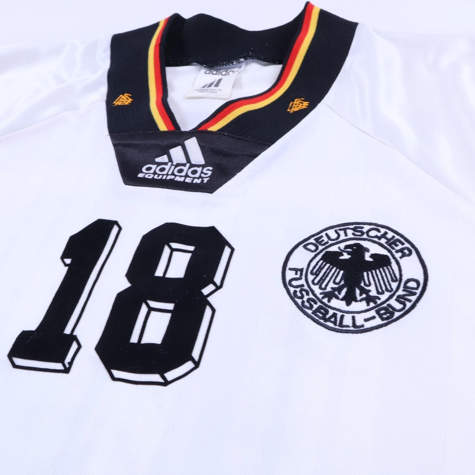 Germany Klinsmann #18 1992/94 Home Shirt - L- BACK