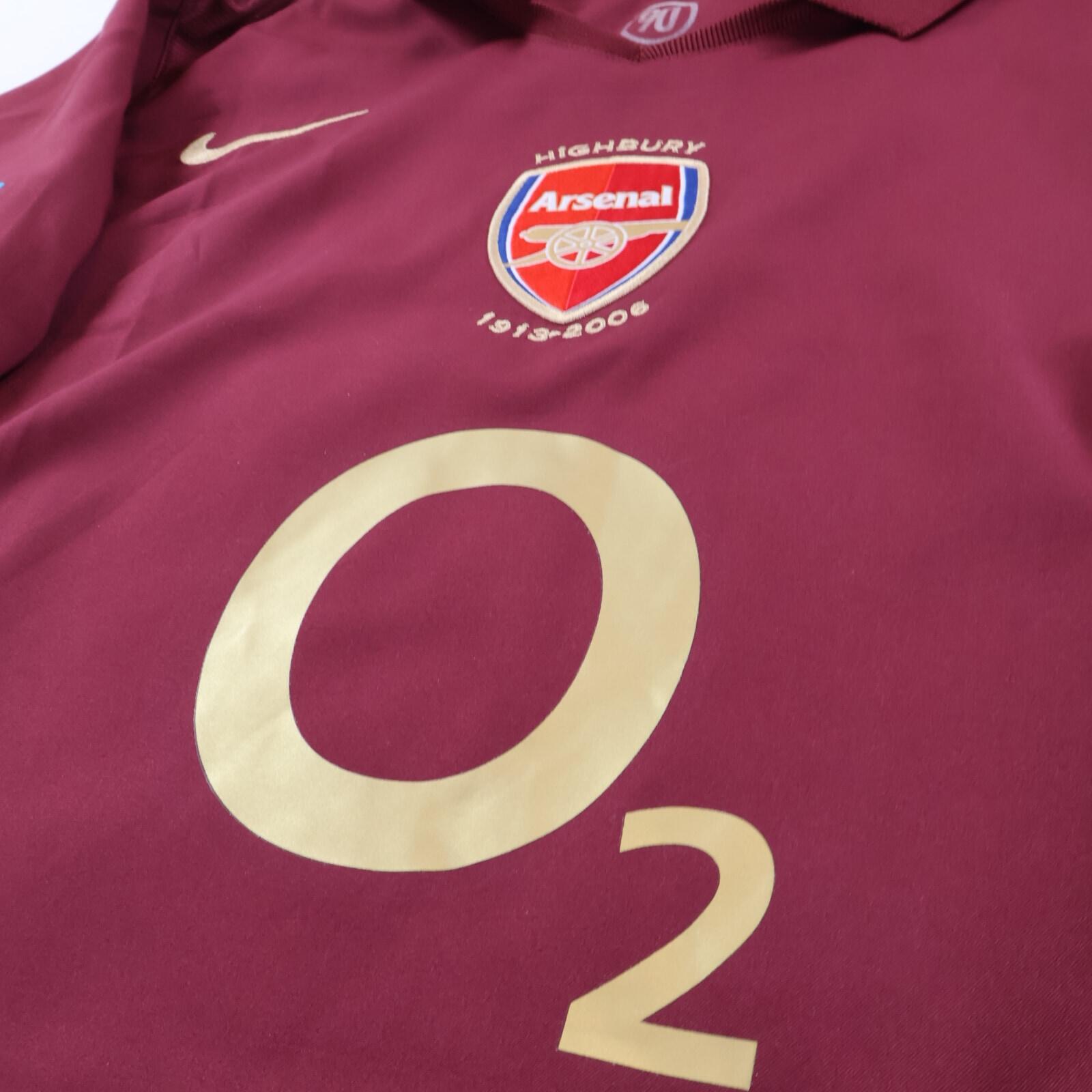 Arsenal Bergkamp #10 2005/06 Home Shirt - M
