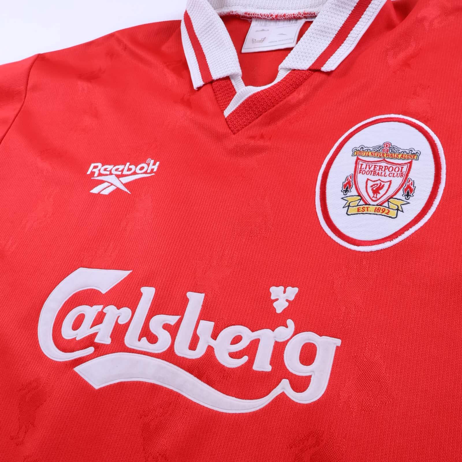 Liverpool F.C Mcmanaman #7 1996/98 Home Shirt - M
