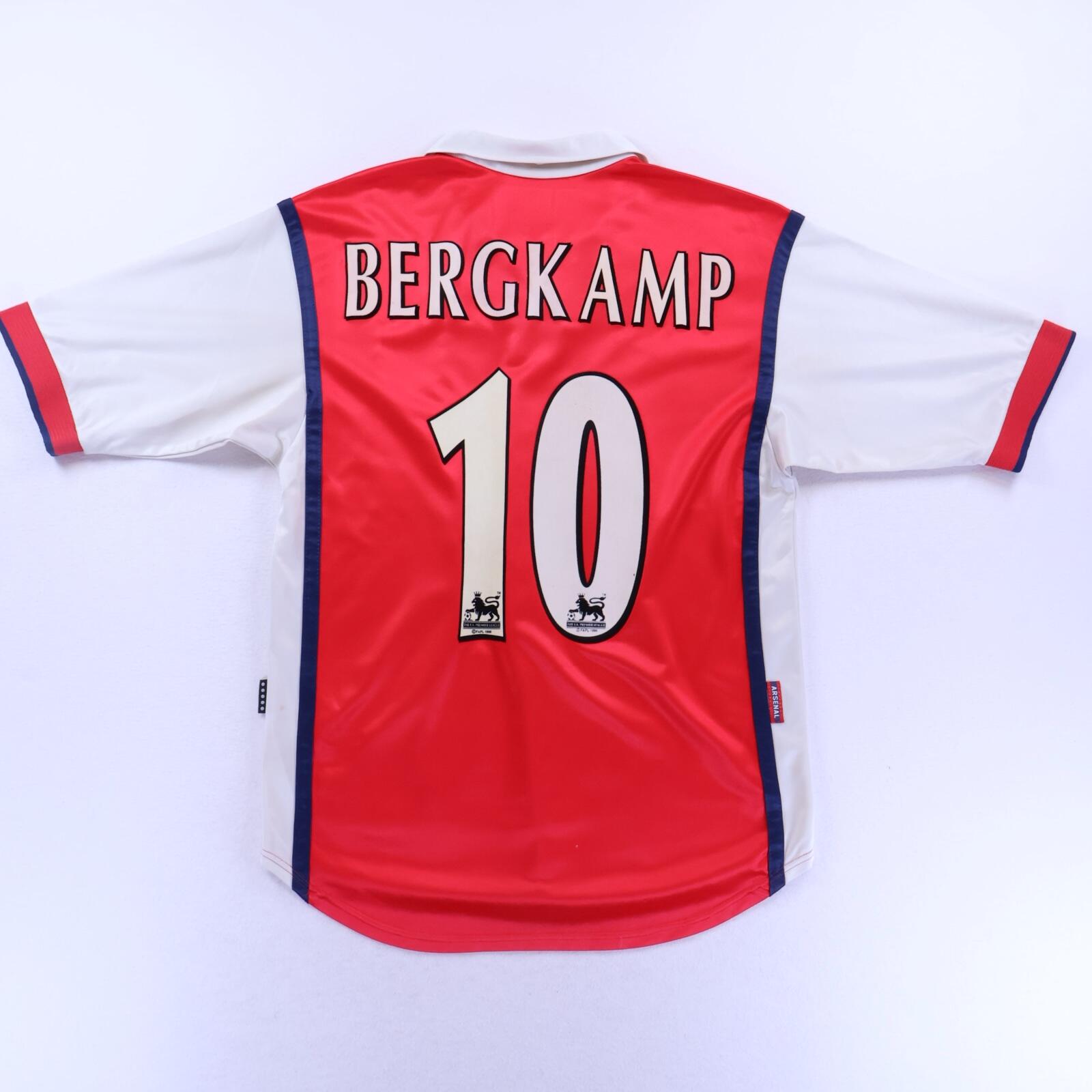 Arsenal Bergkamp #10 1999/00 Home Shirt - S- FRONT