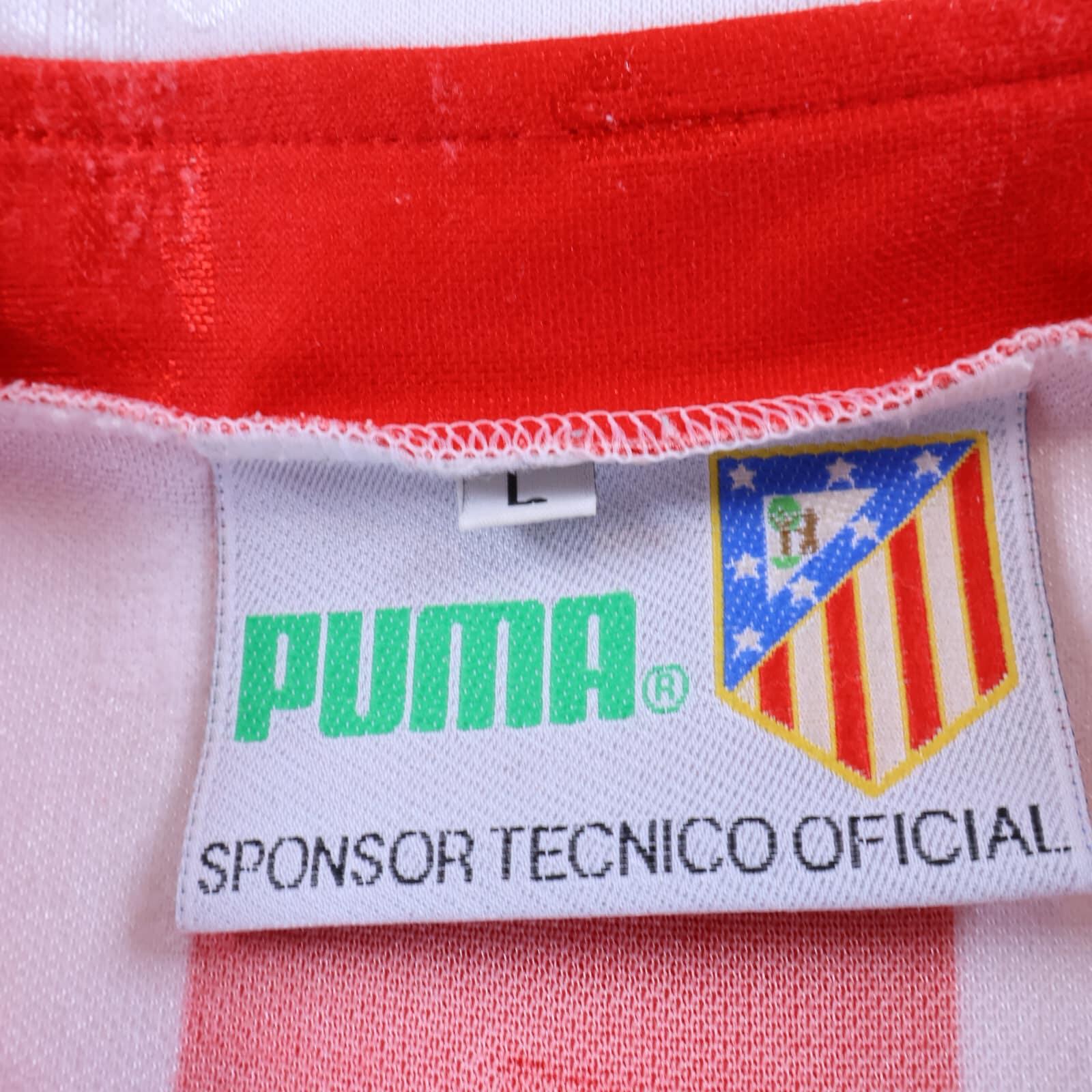 Atlético De Madrid 1992/93 Home Shirt - L
