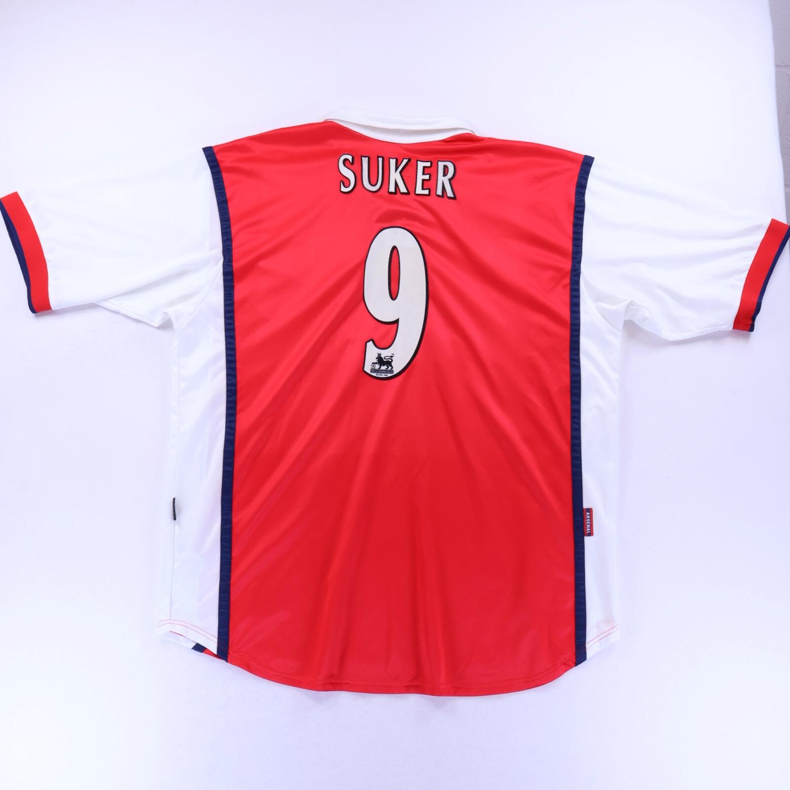 Arsenal Suker #9 2000/02 Home Shirt - 2XL- FRONT