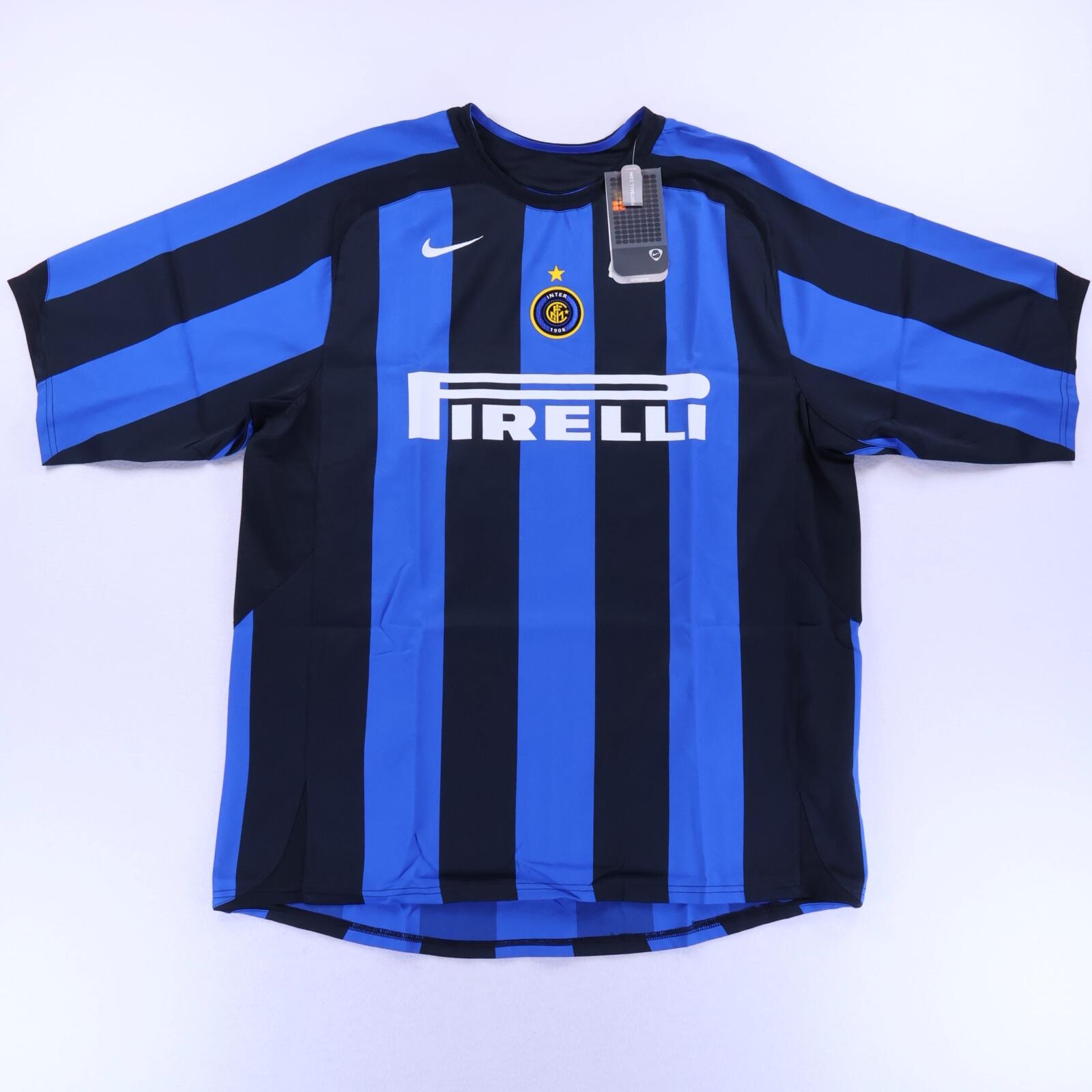 Inter Milan Adriano #10 2005/06 Home Shirt - XL- BACK