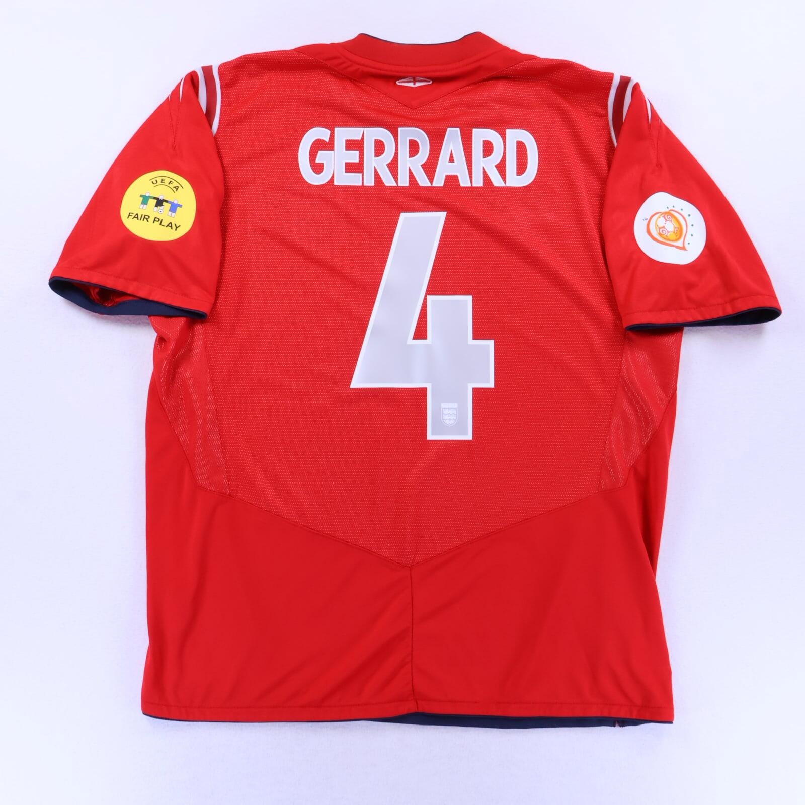 England Gerrard #4 2004/06 Away Shirt - XL- FRONT