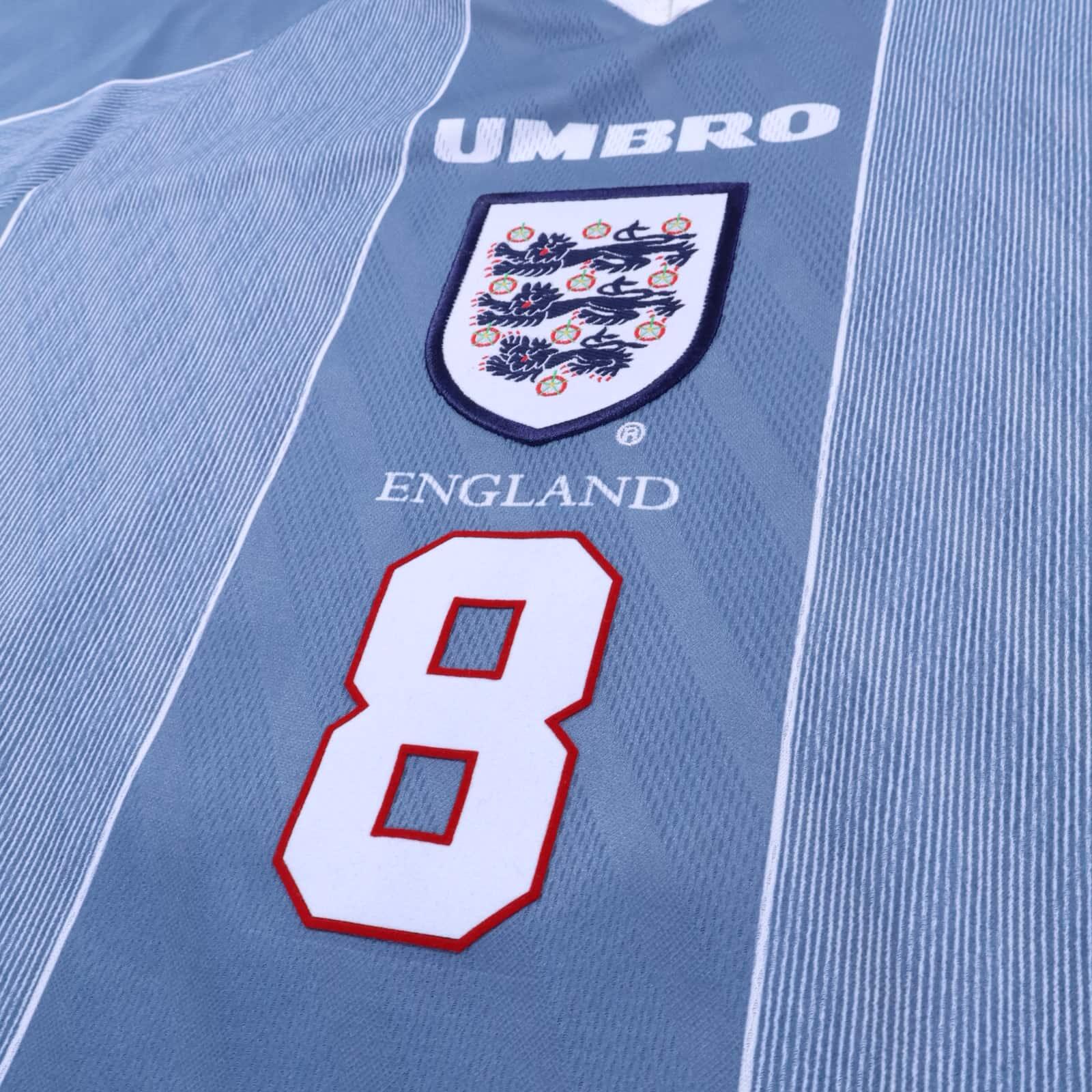 England Gascoigne #8 1996/97 Away Shirt - XL