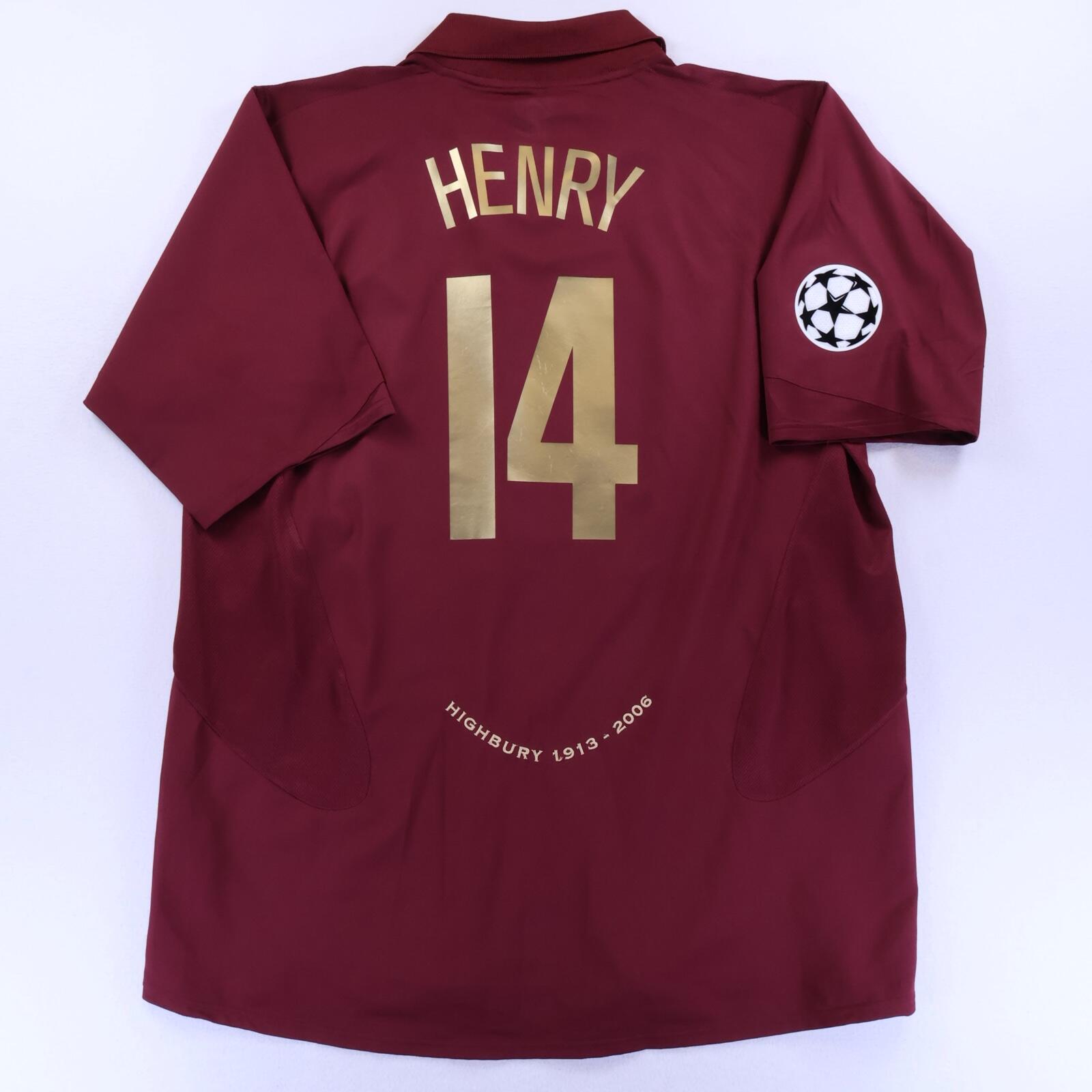 Arsenal Henry #14 2005/06 Home Shirt - XL- FRONT