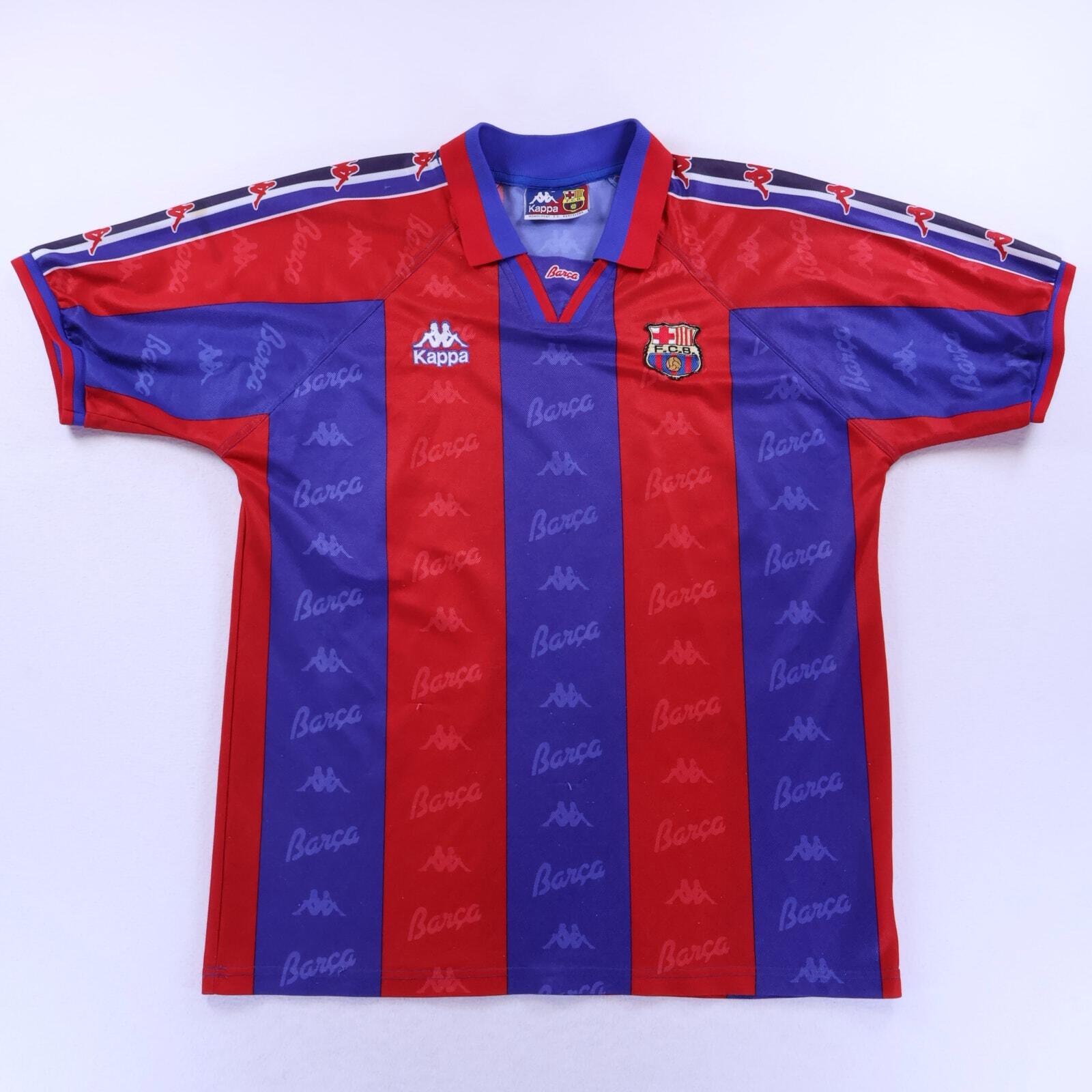 Barcelona Ronaldo #9 1995/97 Home Shirt - L- BACK