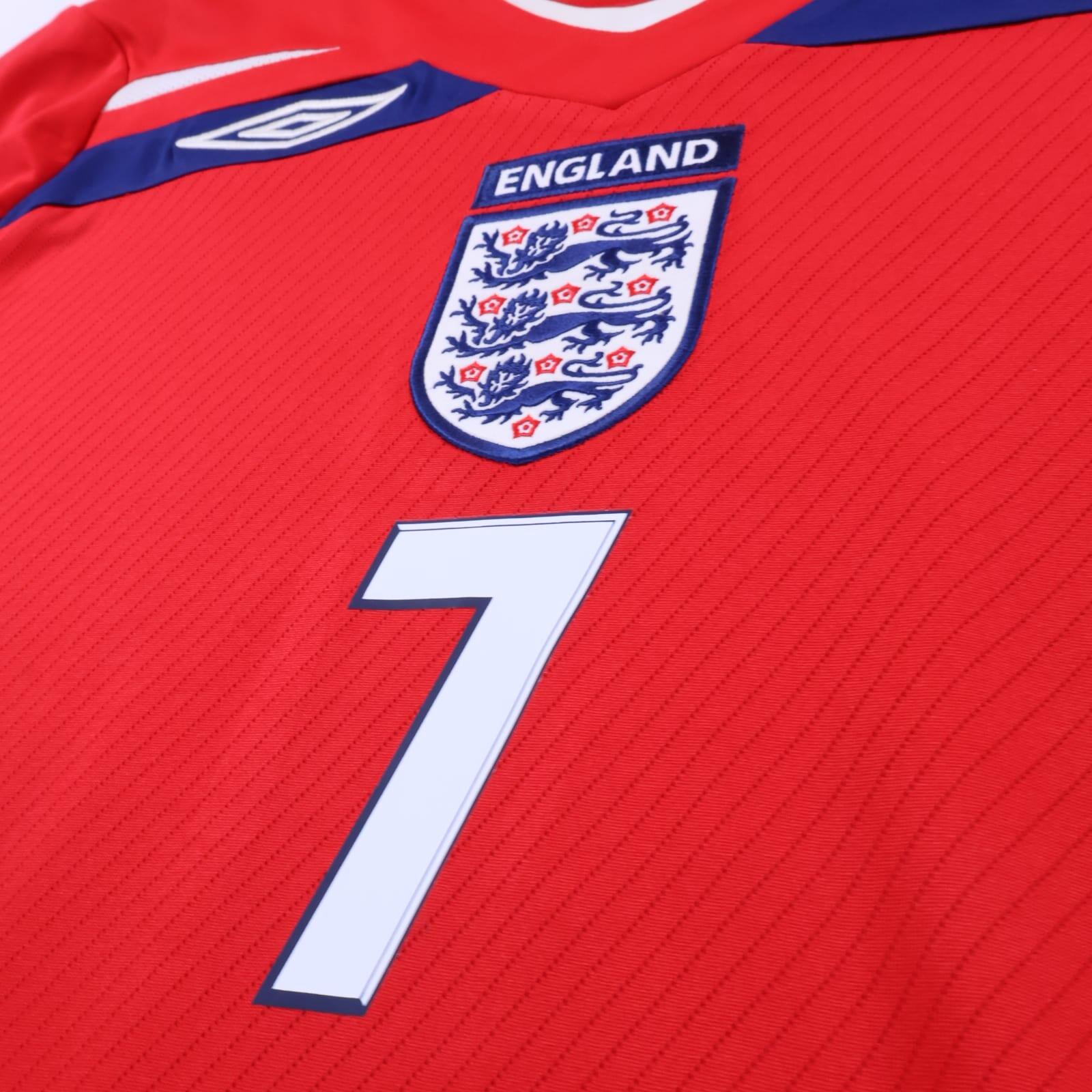 England Beckham #7 2008/10 Away Shirt - L