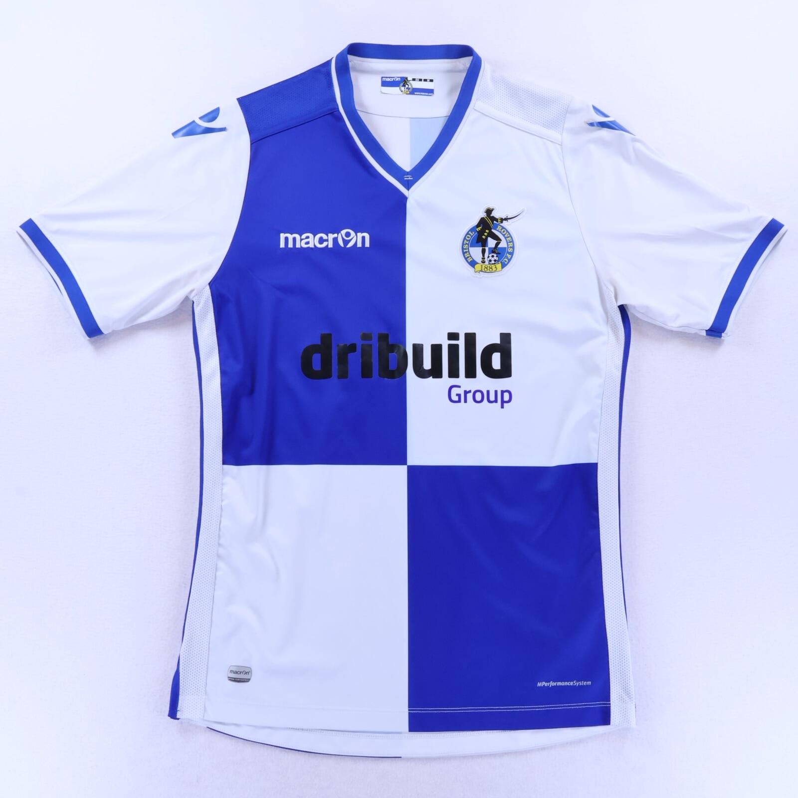 Bristol Rovers 2016/17 Home Shirt - M- FRONT