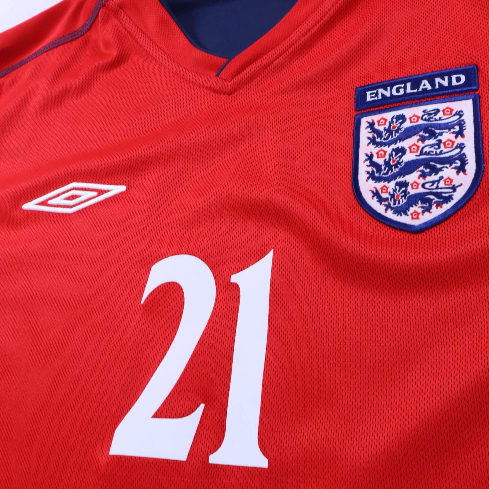 England Butt #21 2002/04 Away Shirt - Reversible - XL