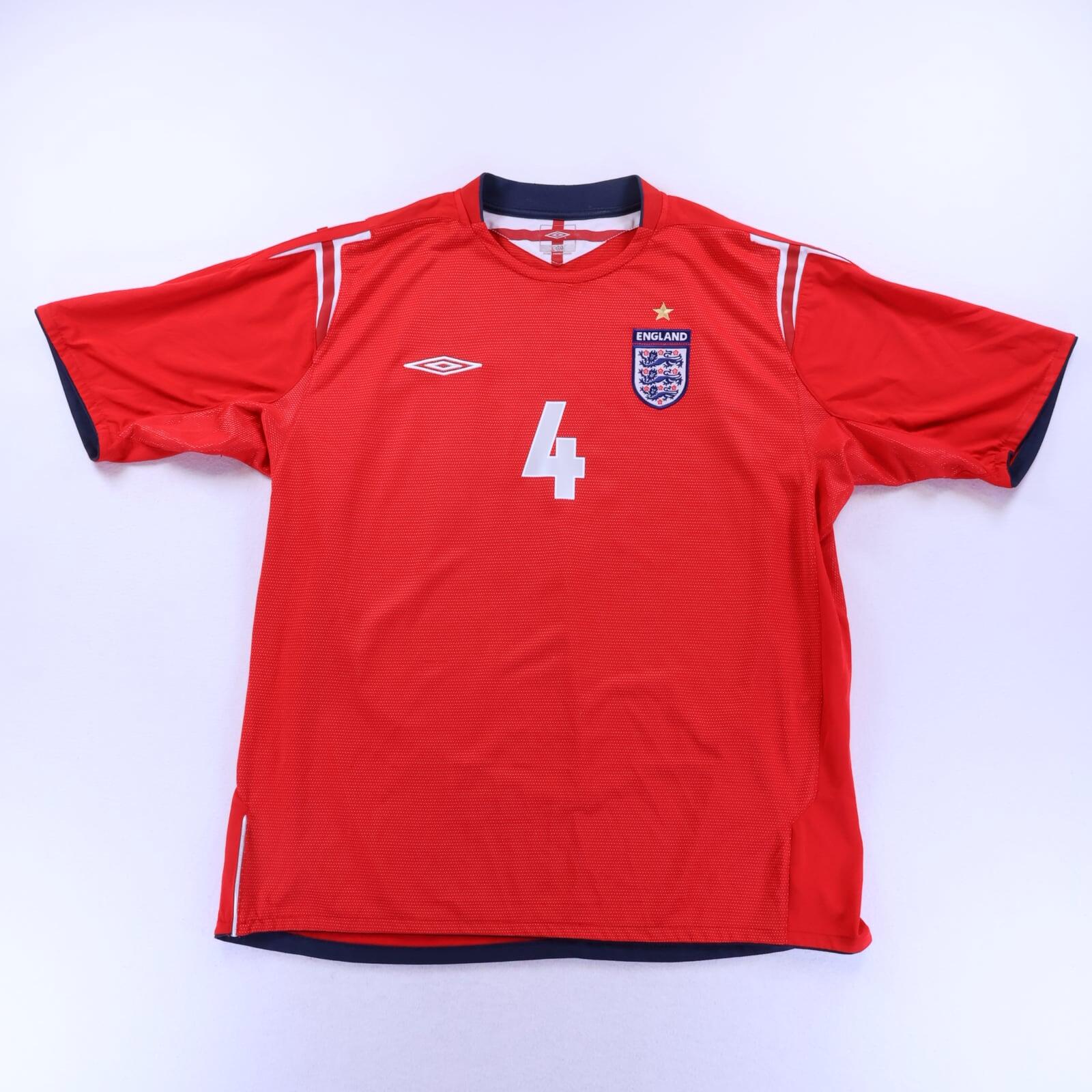 England Gerrard #4 2004/06 Away Shirt - 2XL- BACK