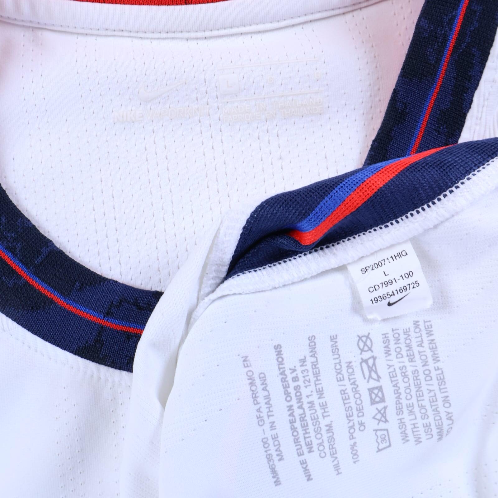 England #9 2020/22 Home Shirt - Player Issue - L