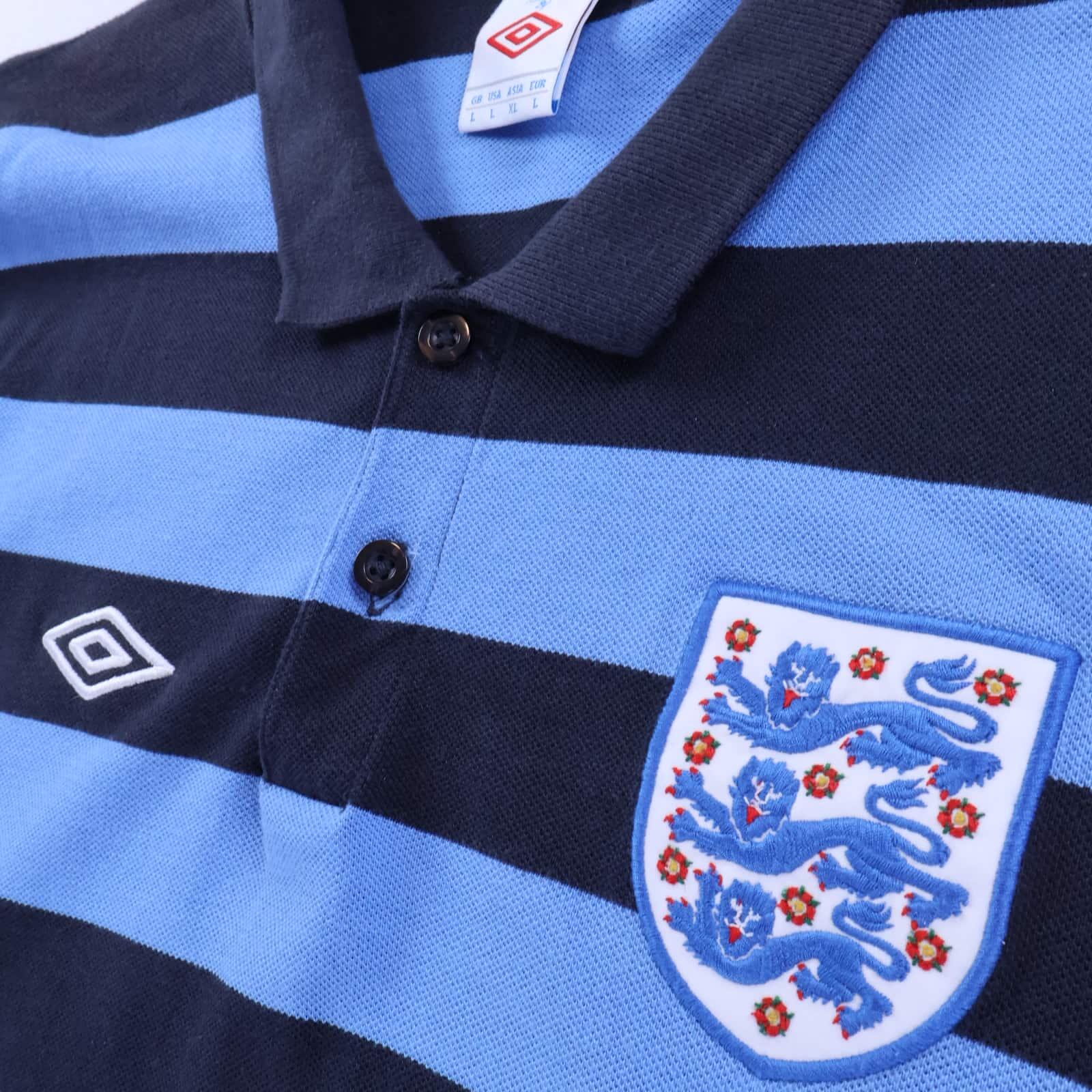 England 2000s/ Polo Shirt - L- BACK