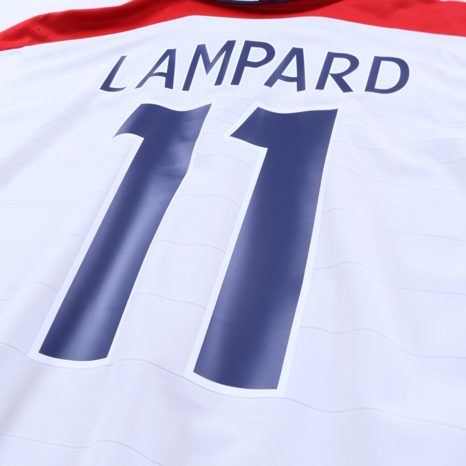 England Lampard #11 2003/05 Home Shirt - Reversible - L
