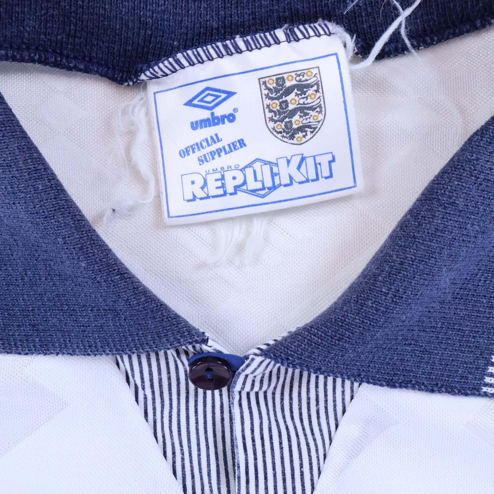 England 1990/92 Home Shirt - L