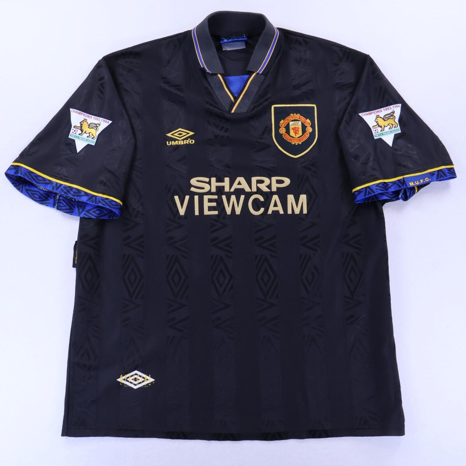 Manchester United Cantona #7 1993/95 Away Shirt - 2XL