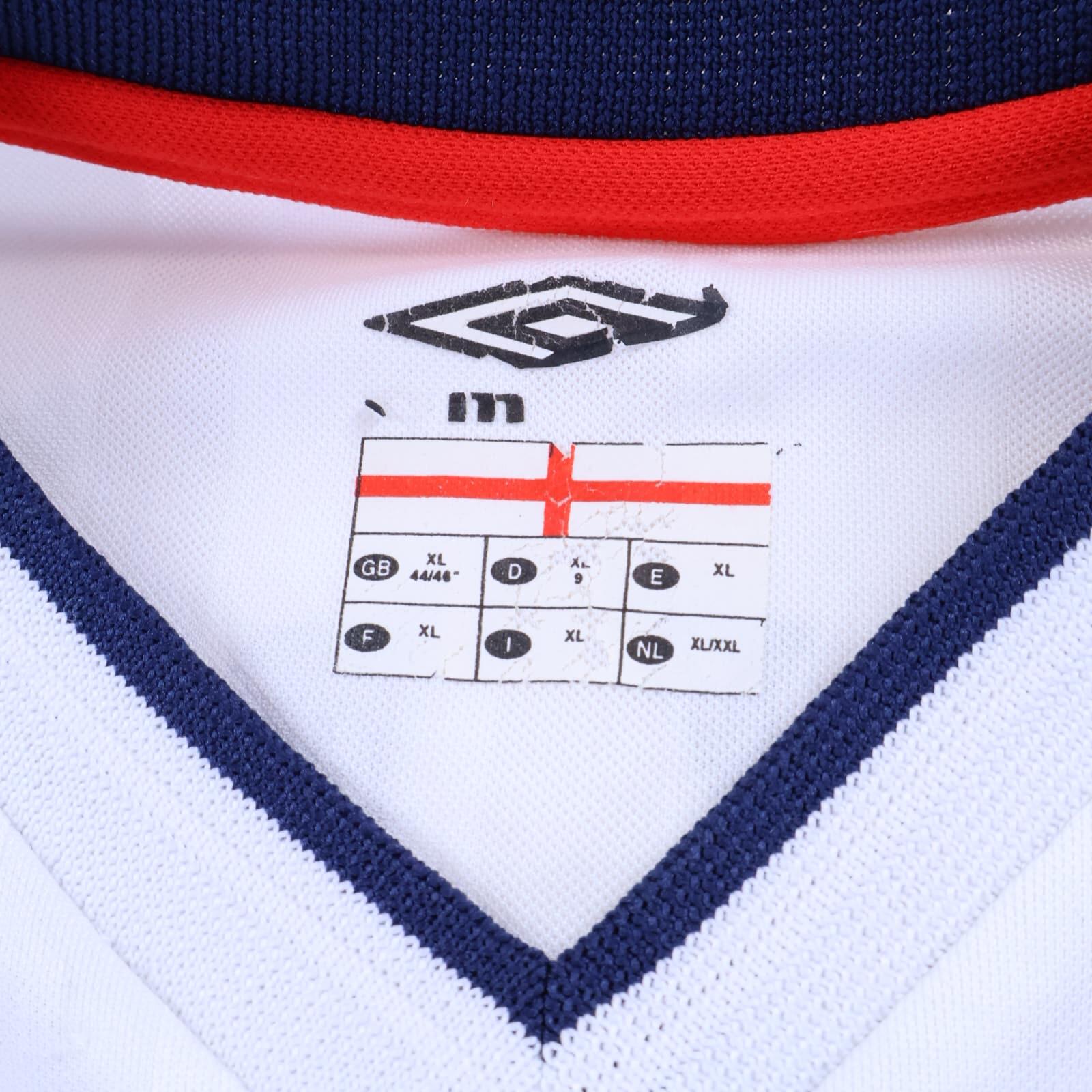 England Beckham #7 2001/03 Home Shirt - XL