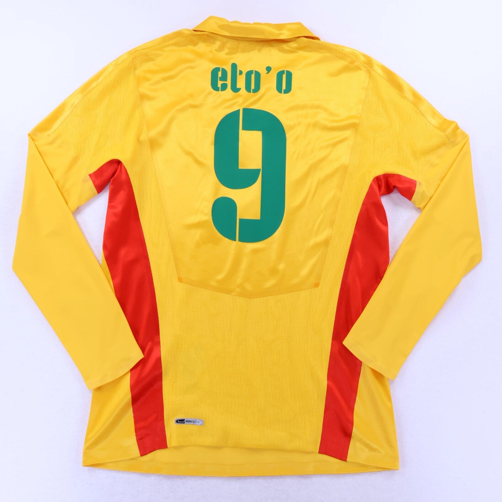 Cameroon Eto'O #9 2008/09 Away Shirt - Long Sleeve - M