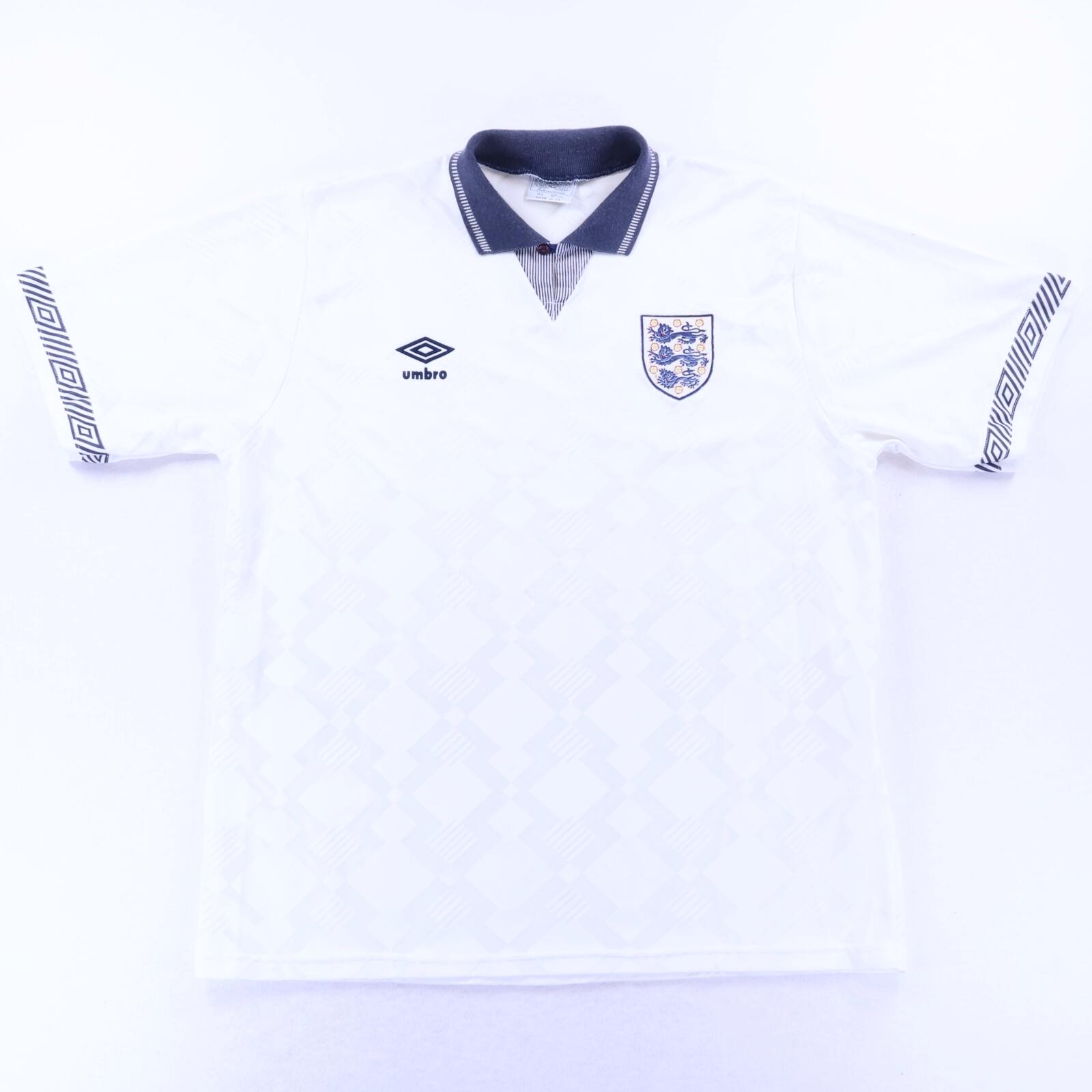 England 1990/92 Home Shirt - L