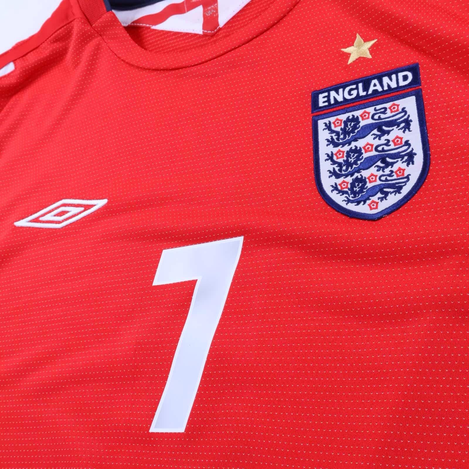 England Beckham #7 2004/06 Away Shirt - L