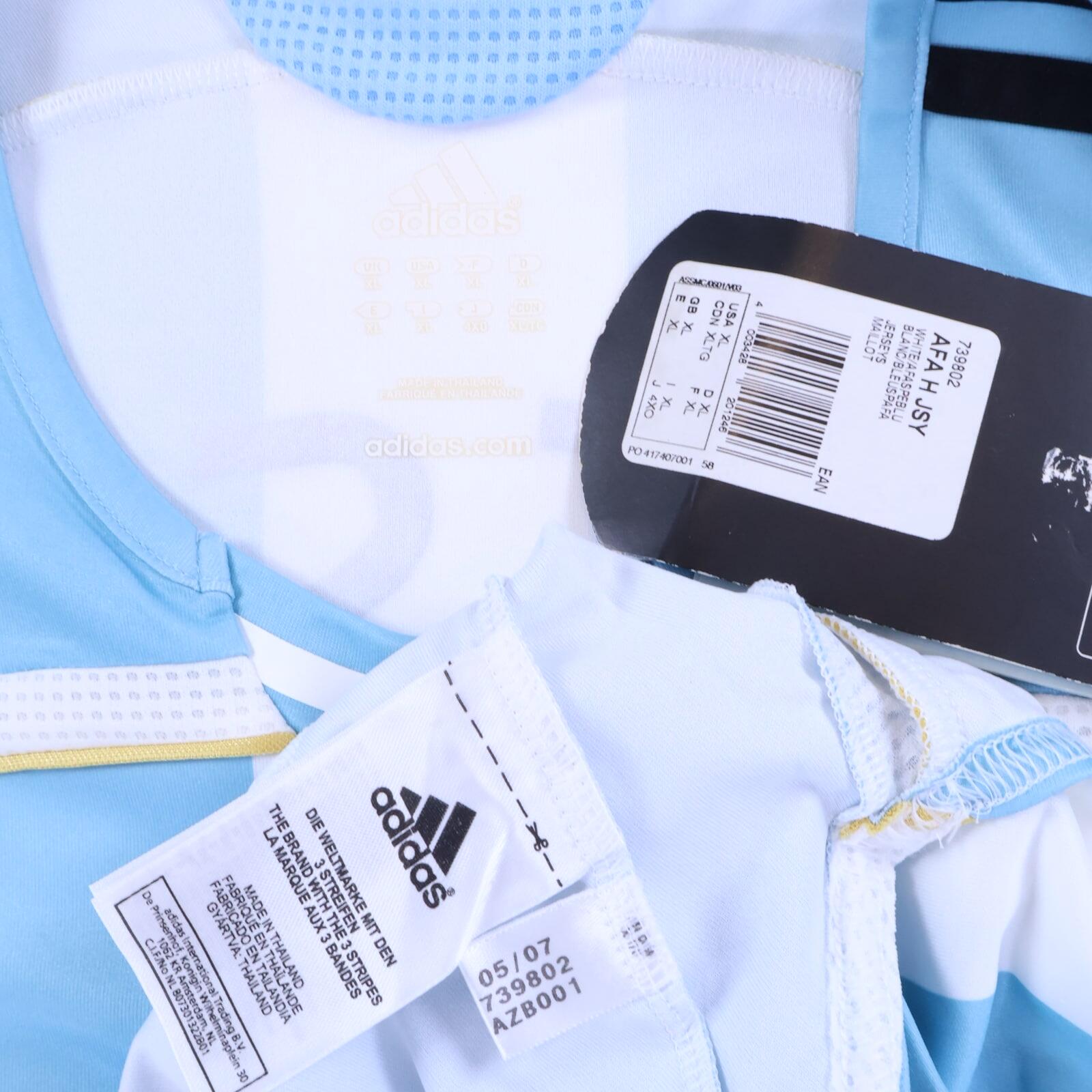 *NWT* Argentina Messi #19 2005/07 Home Shirt - XL