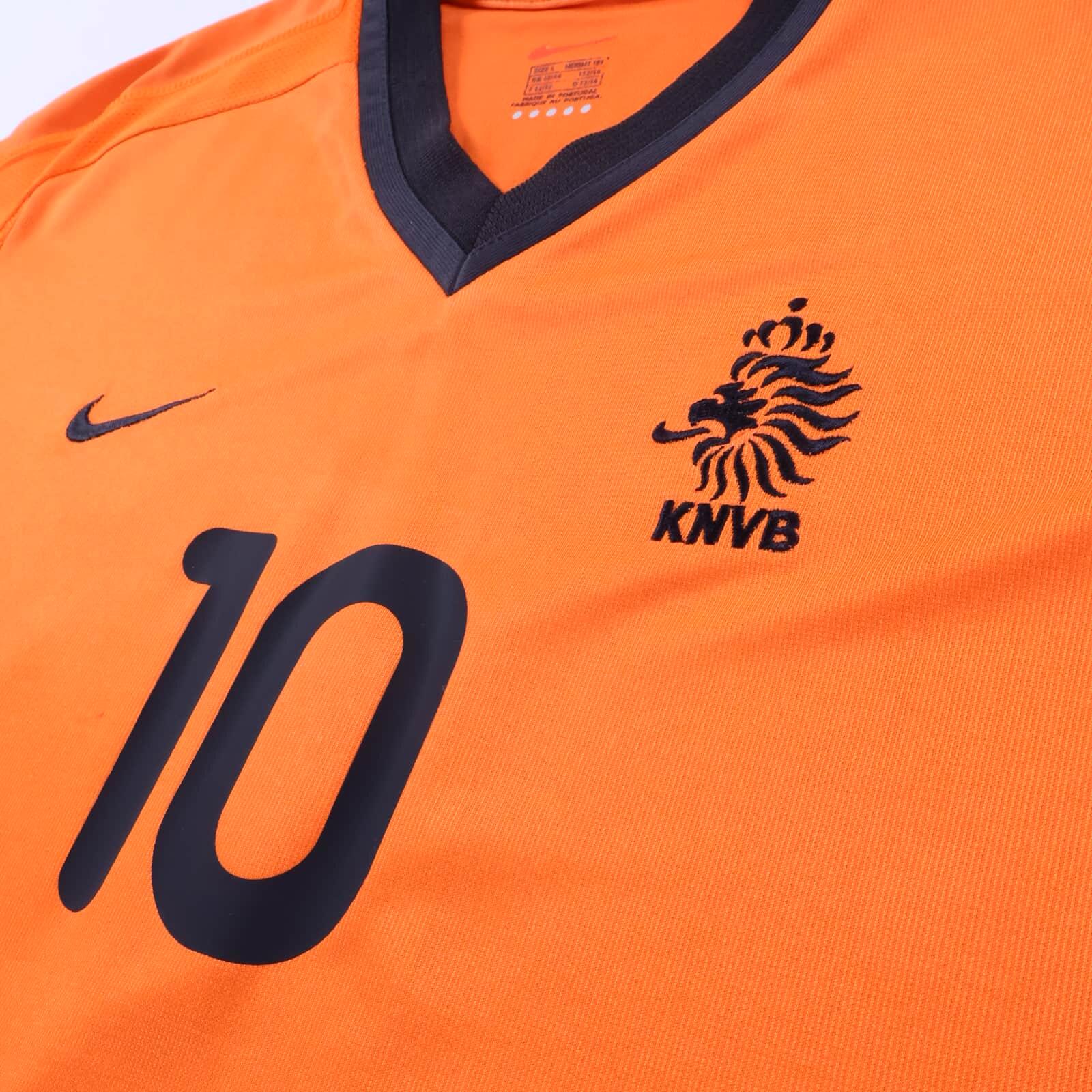 Netherlands Bergkamp #10 2000/02 Home Shirt - L