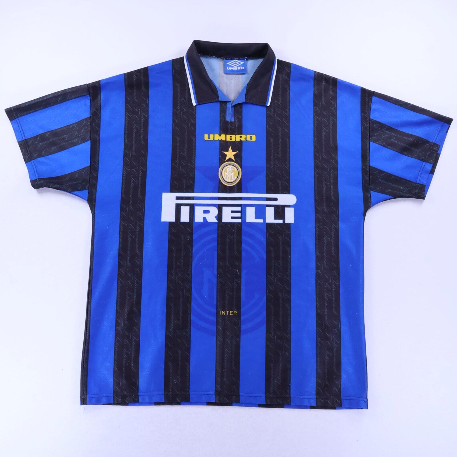 Inter Milan Zamorano #9 1996/97 Home Shirt - XL