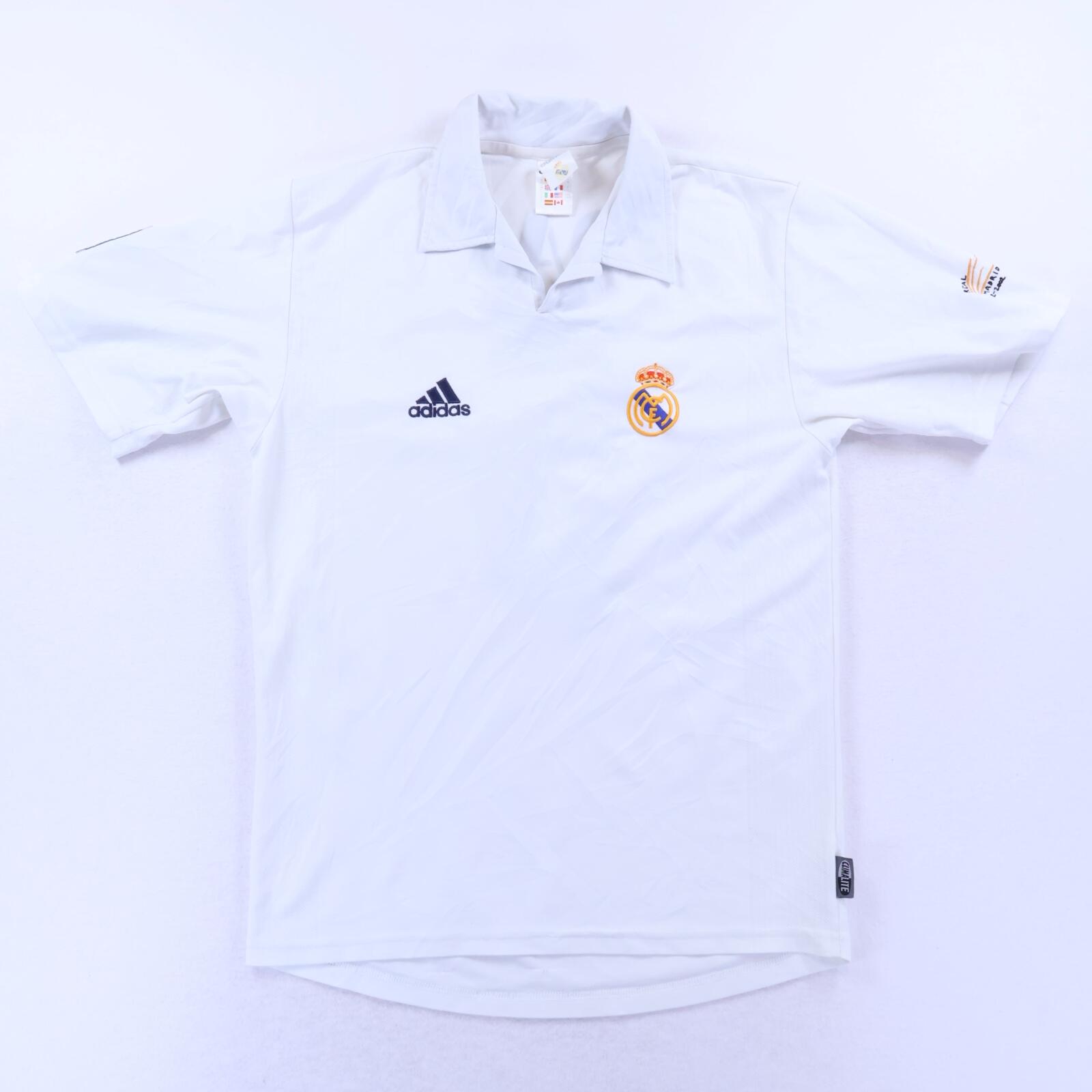 Real Madrid Zidane #5 2001/02 Home Shirt - Centenary - M