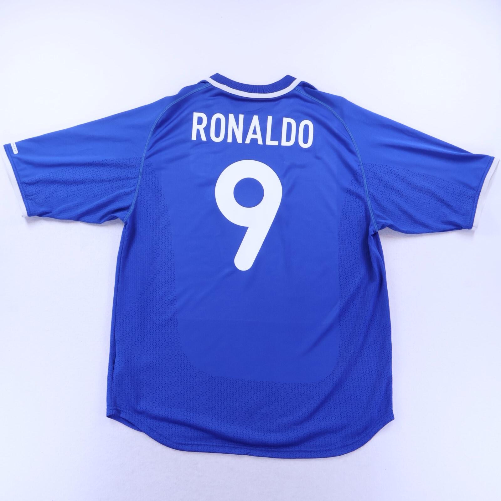 *MINT* Brazil Ronaldo #9 2000/02 Away Shirt - L
