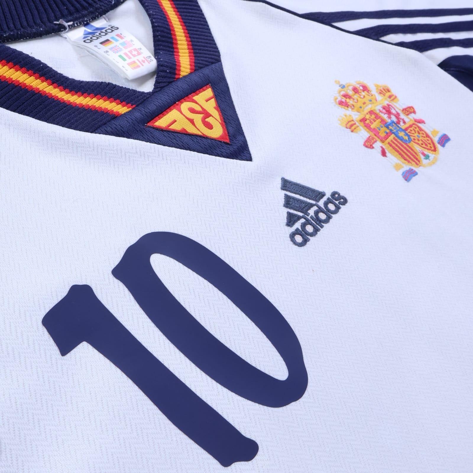 Spain Raul #10 1998/99 Away Shirt - L