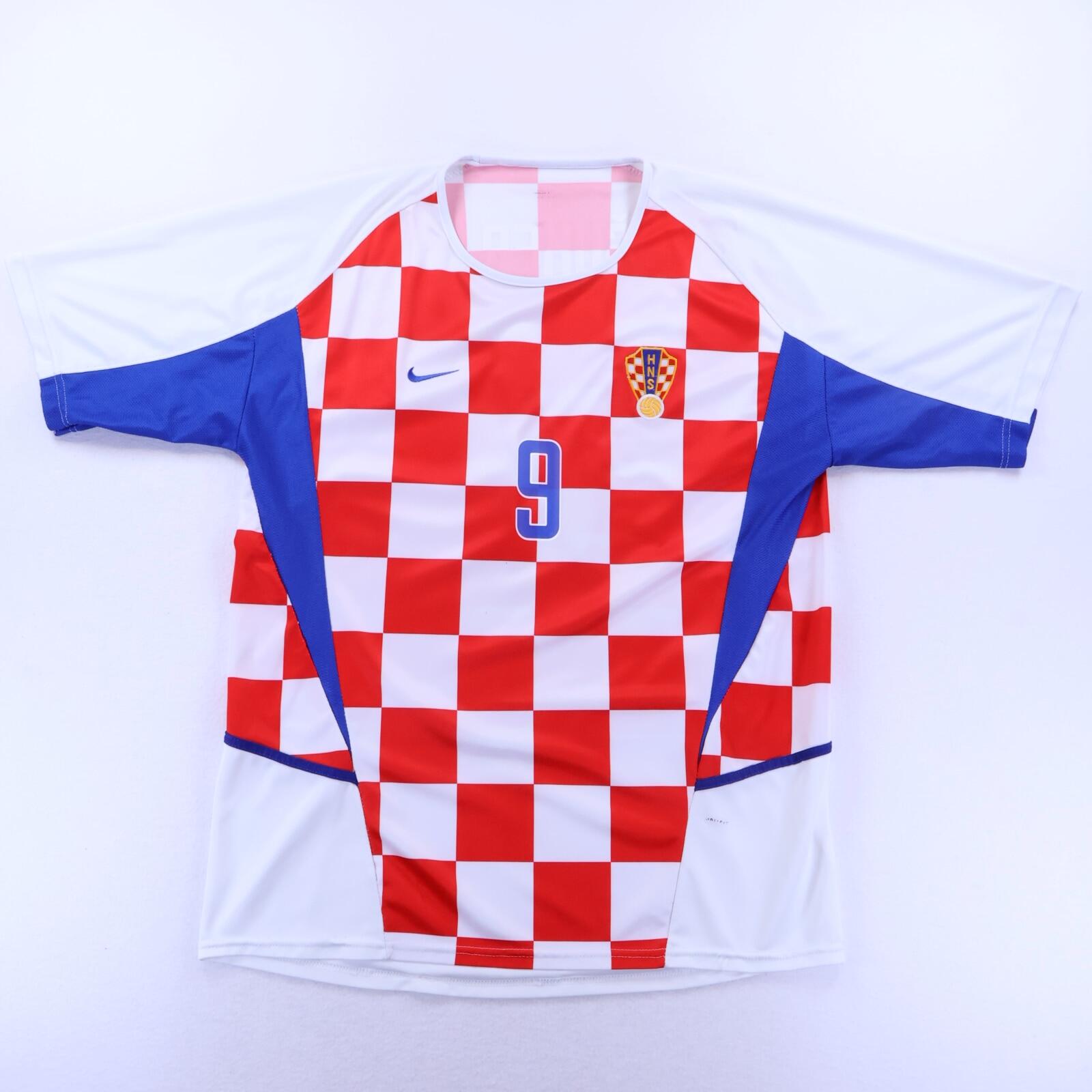 Croatia Suker #9 2002/04 Home Shirt - XL